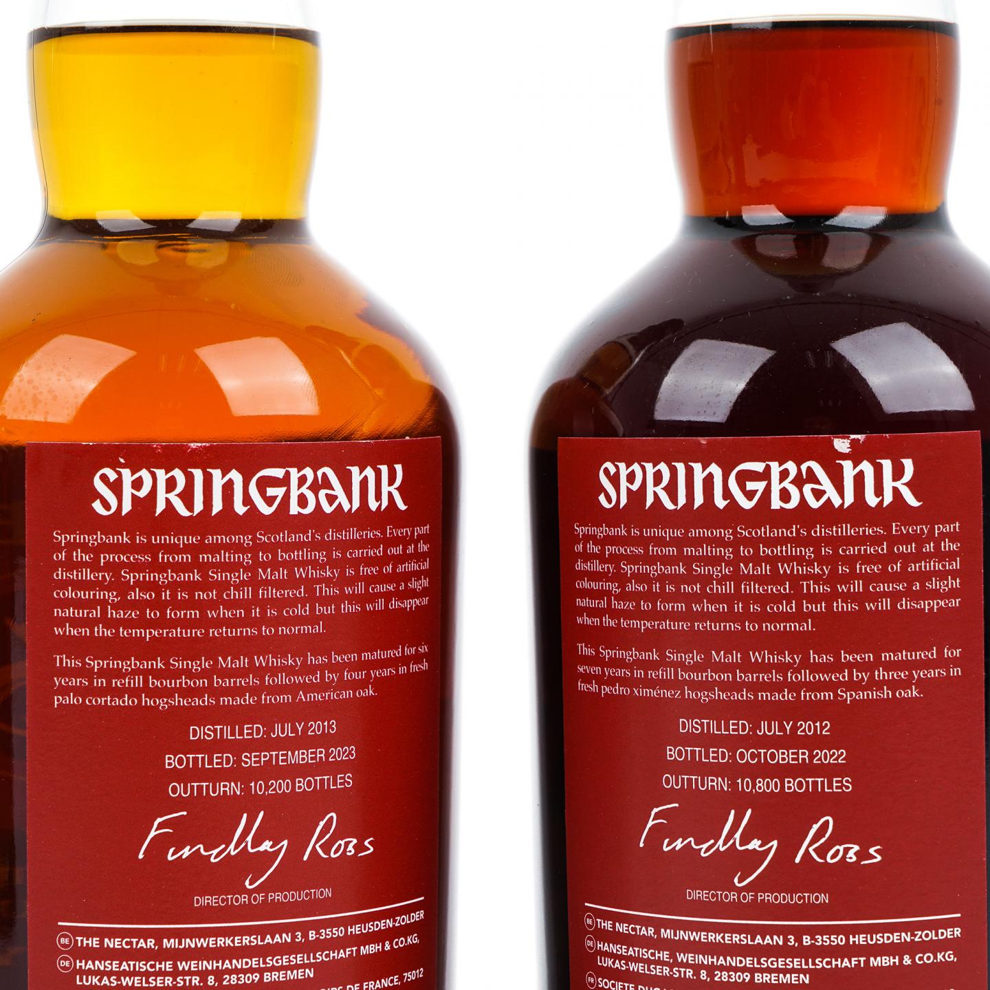 Springbank 云顶 10年 2022/2023/2024 3瓶组