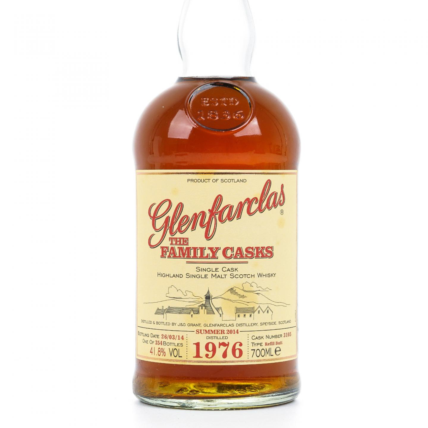 Glenfarclas 格兰花格 1976-2014 家族桶#3105