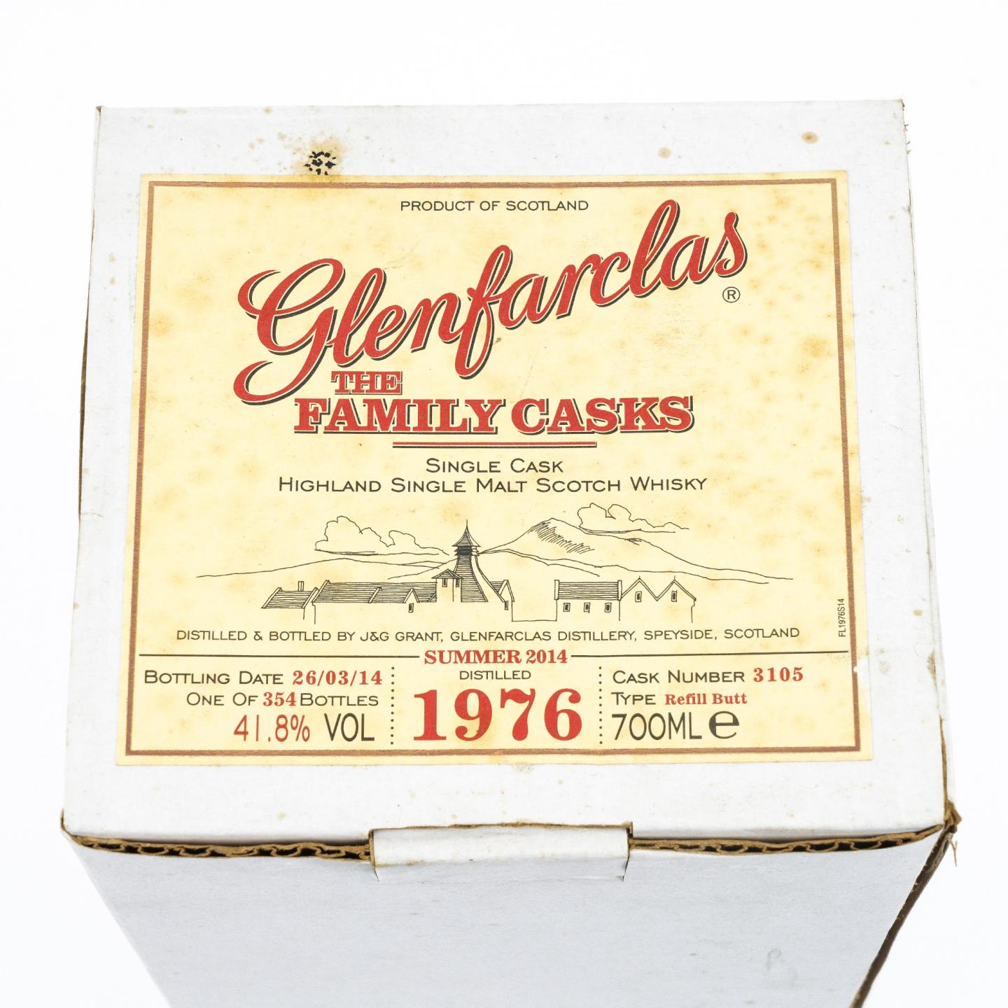 Glenfarclas 格兰花格 1976-2014 家族桶#3105