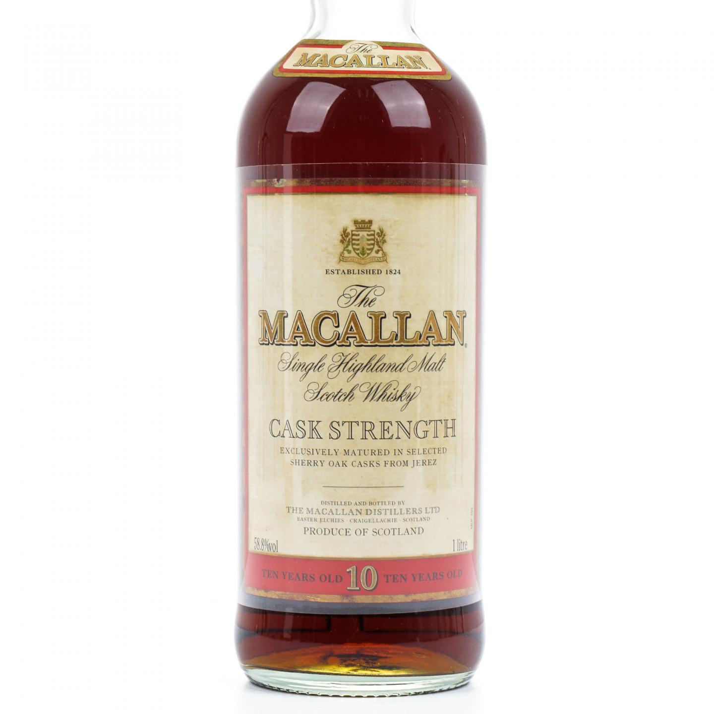 Macallan 麦卡伦 10年 桶强 1L 58.8%