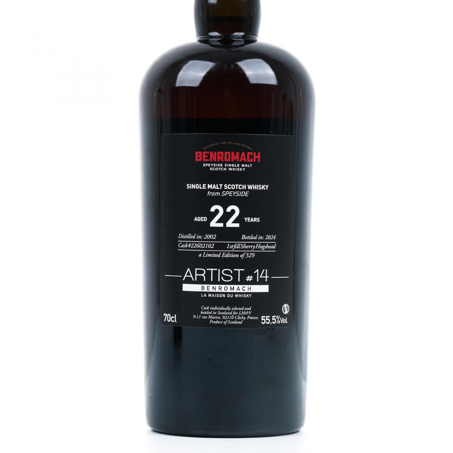 Benromach 本诺曼克 22年 2002-2024 雪莉桶 LMDW Artist #14