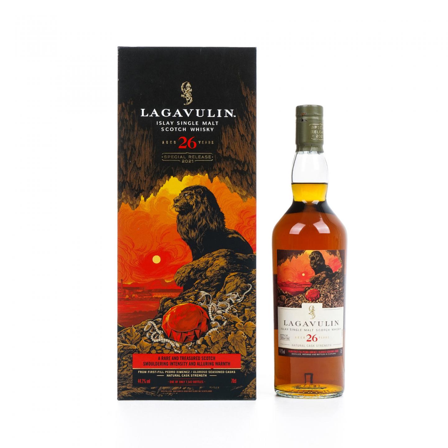 Lagavulin 乐加维林 26年 SR2021 狮王珍宝 桶强