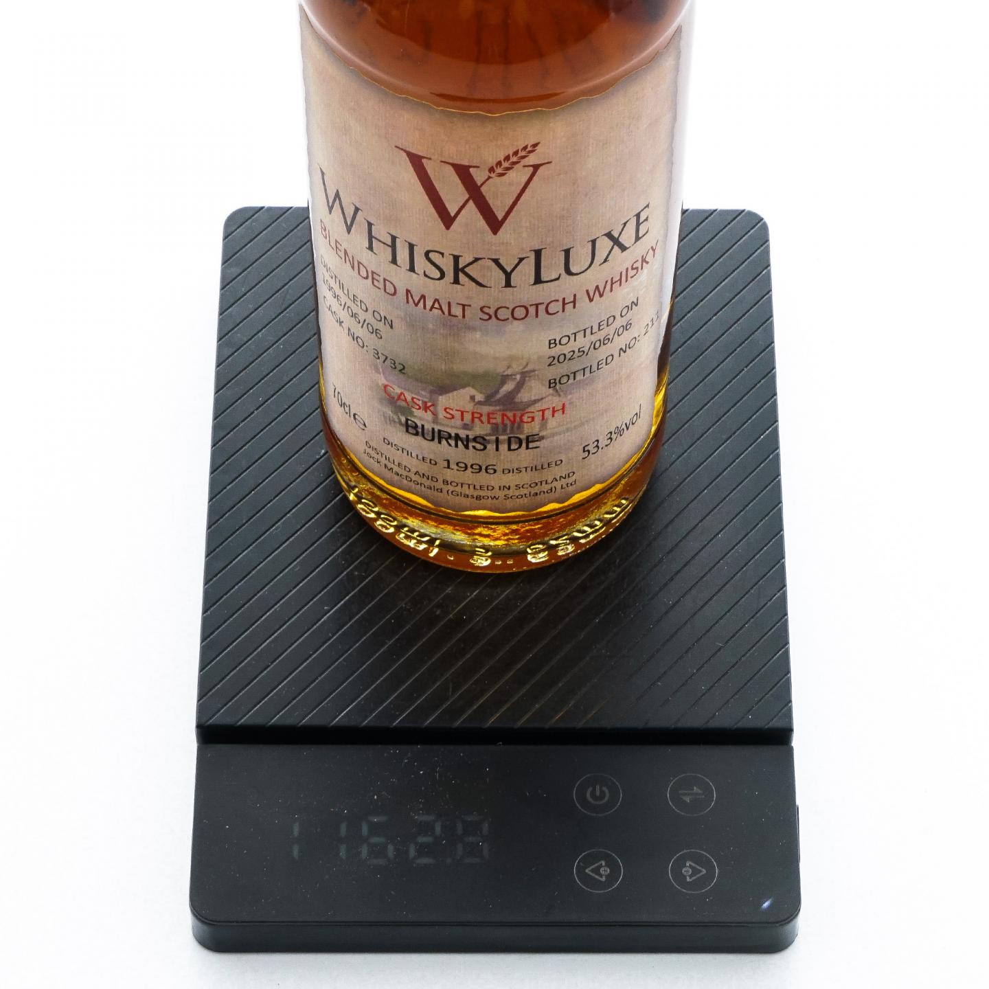 Burnside 29年 1996-2025 百富汤匙桶#3732 Whiskyluxe 桶强