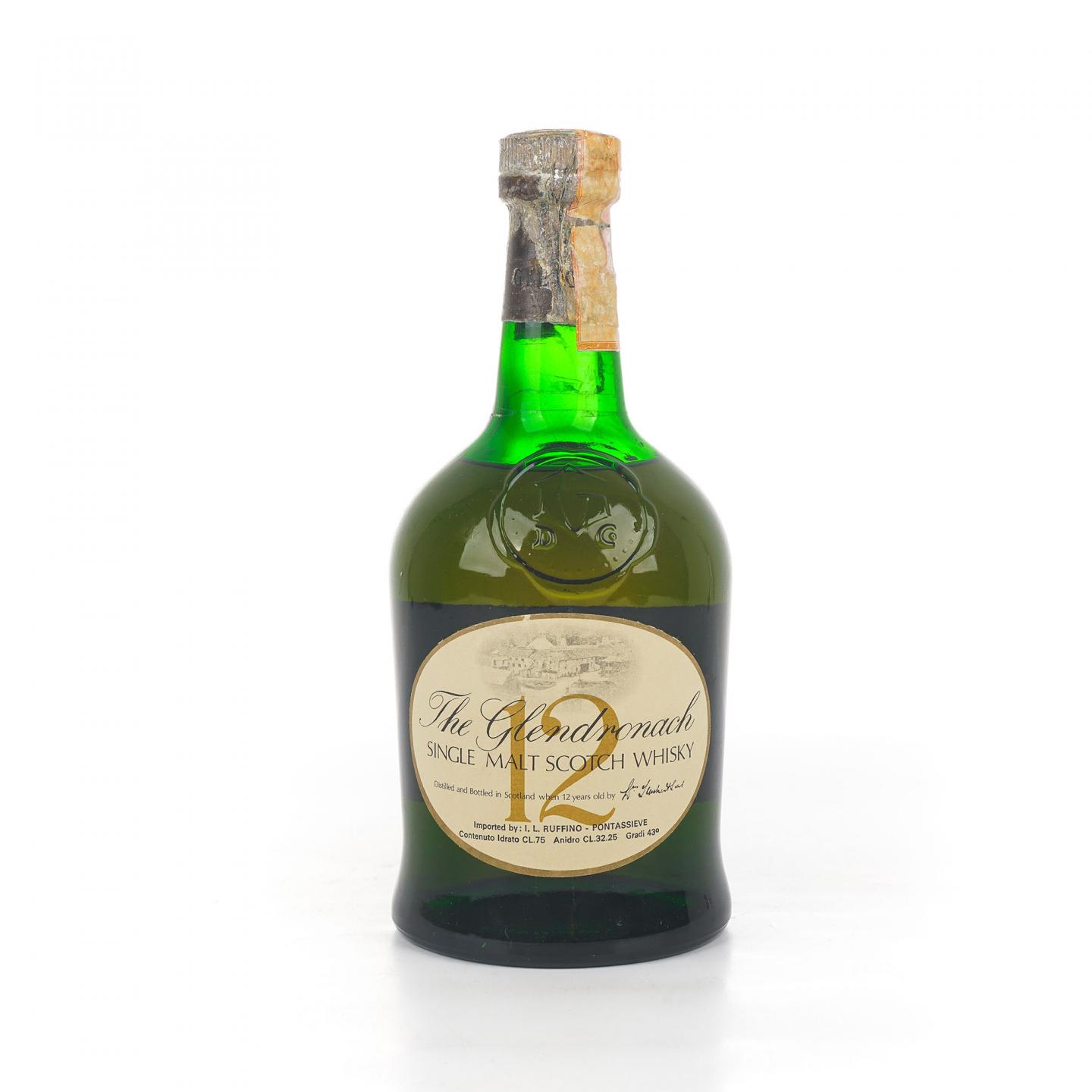 Glendronach 格兰多纳 12年 意大利市场 旧版 750ml