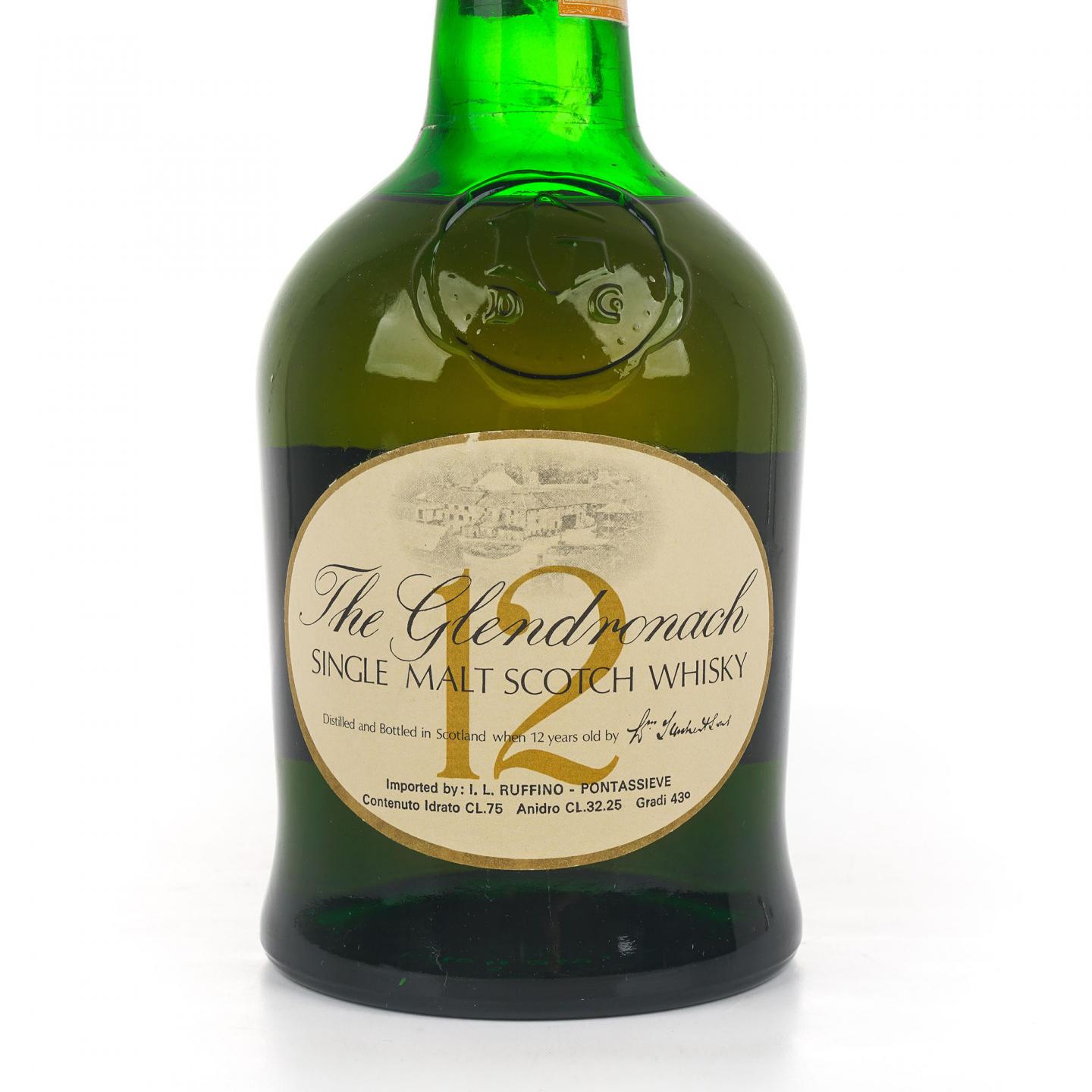 Glendronach 格兰多纳 12年 意大利市场 旧版 750ml