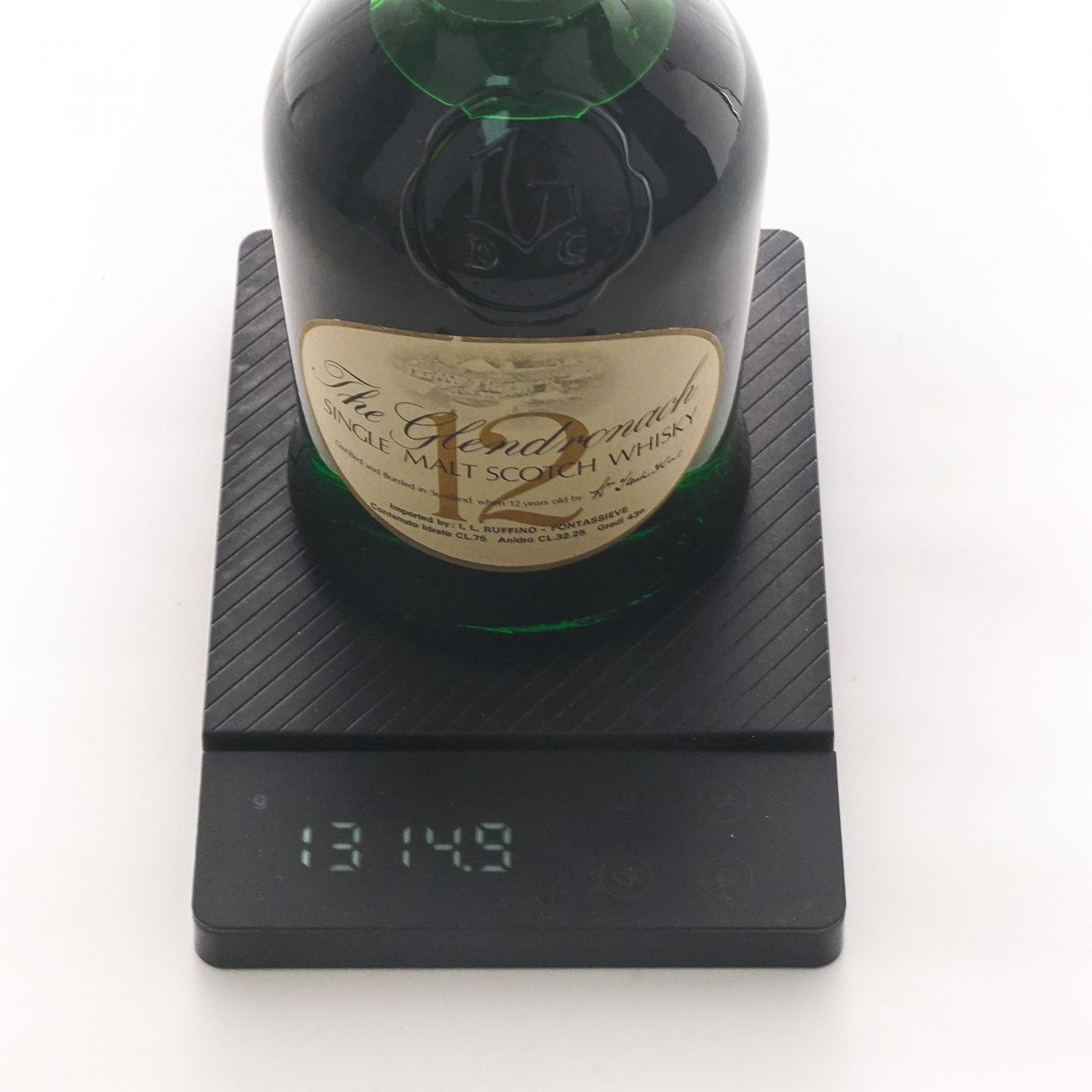 Glendronach 格兰多纳 12年 意大利市场 旧版 750ml