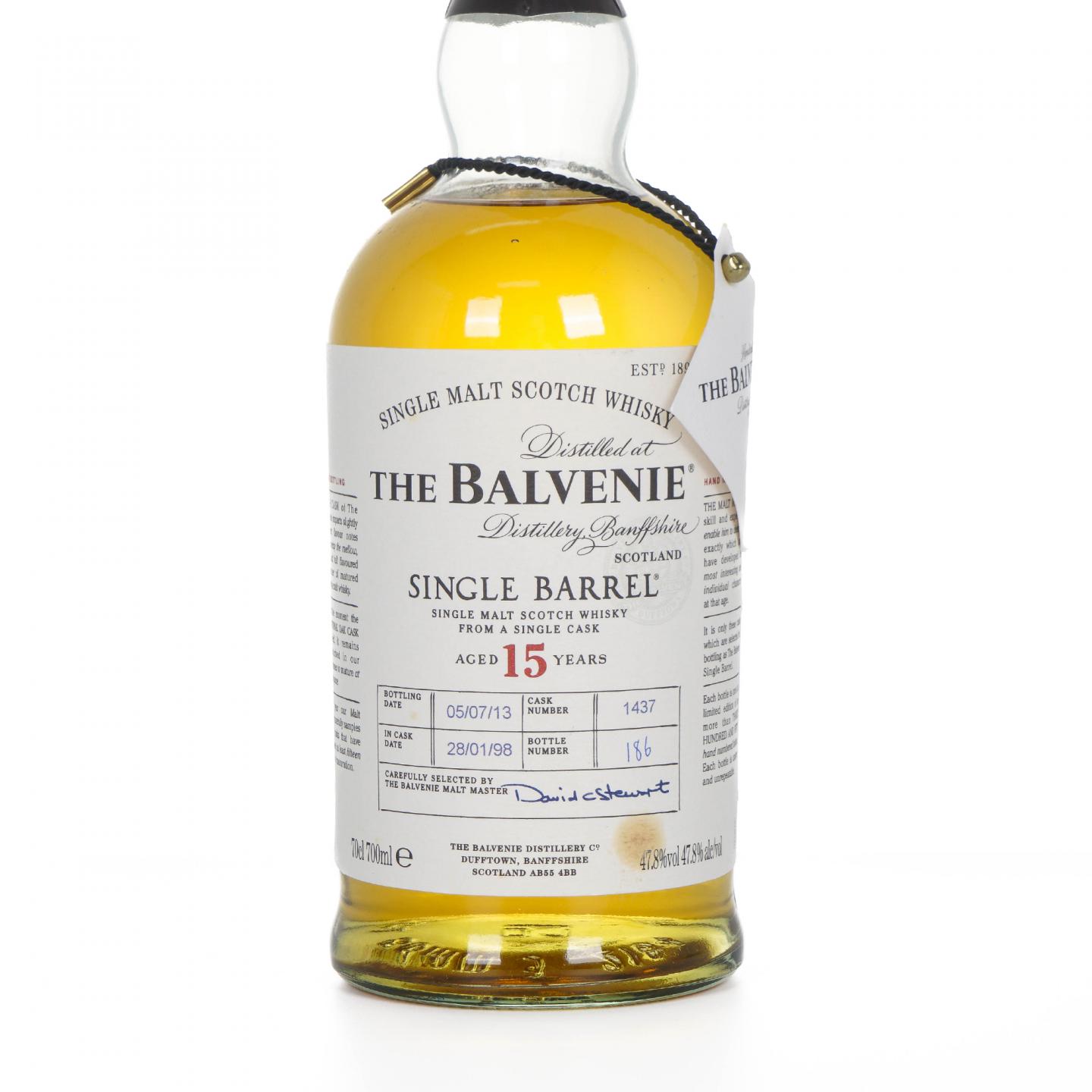 Balvenie 百富 15年 1998-2013 单桶#1437