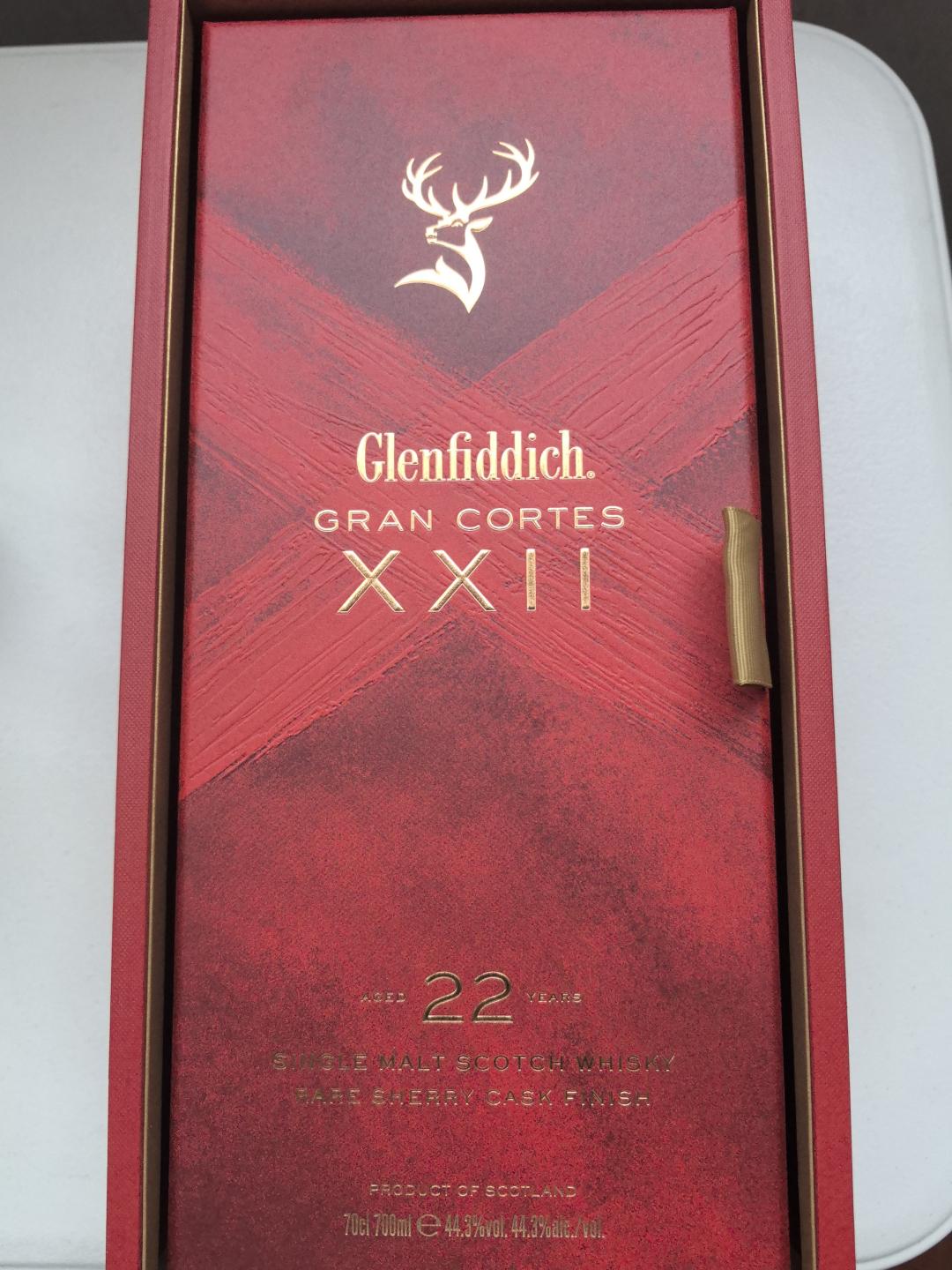 格兰菲迪22年国行，雪莉桶