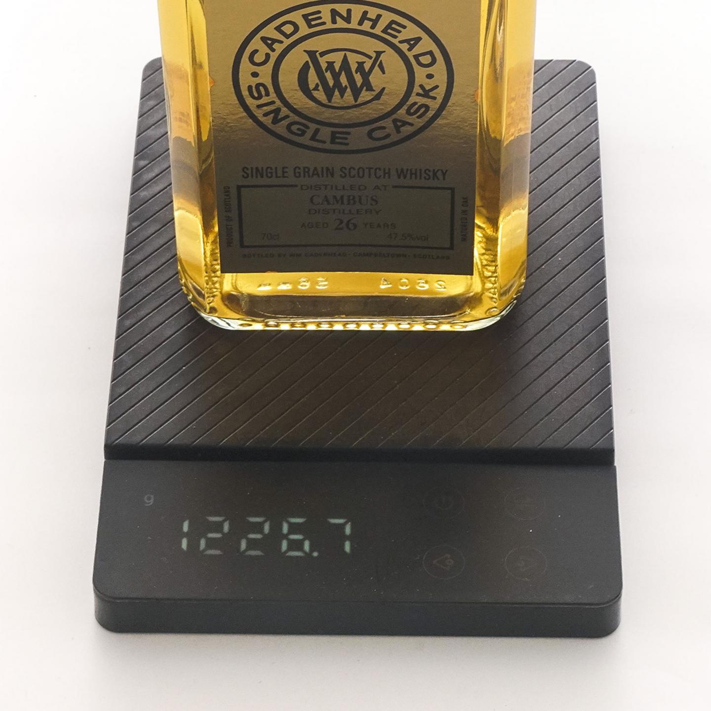 Cambus 坎伯斯 26年 Cadenhead 单桶