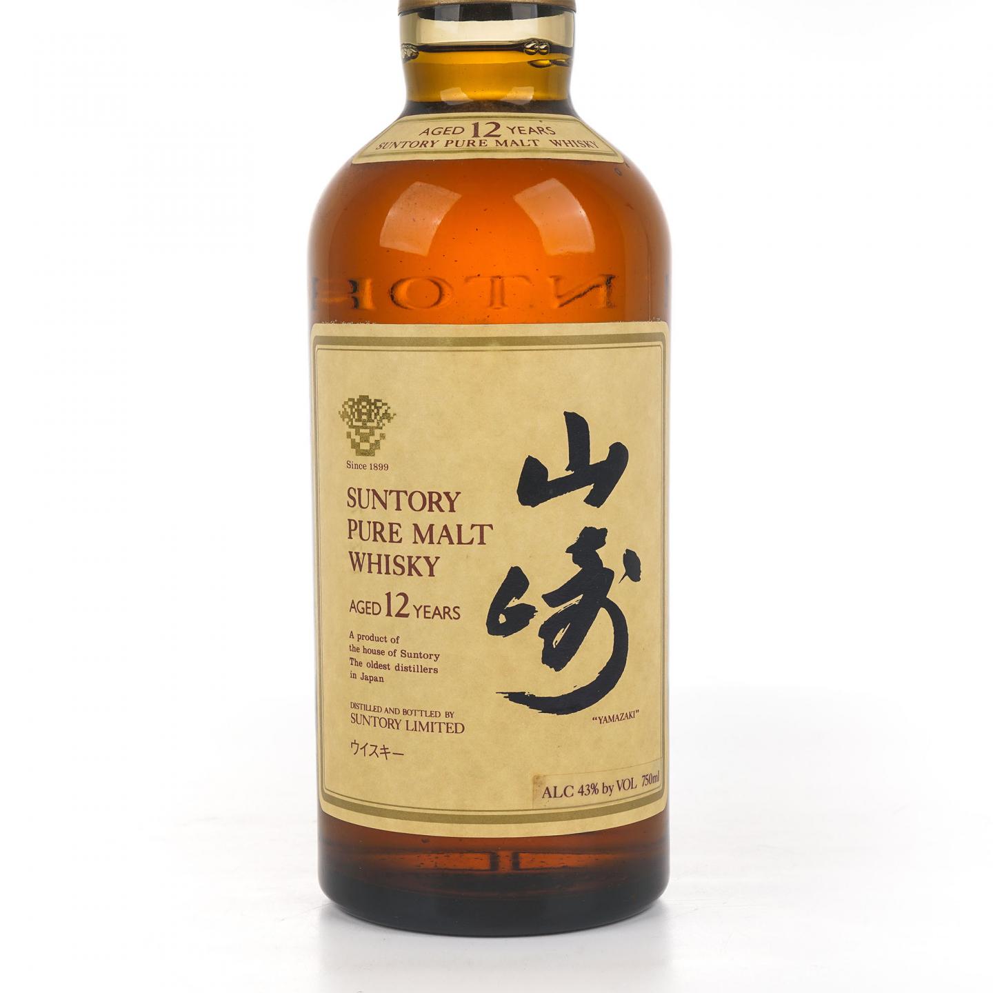 山崎 12年 金花标 Pure Malt 750ml