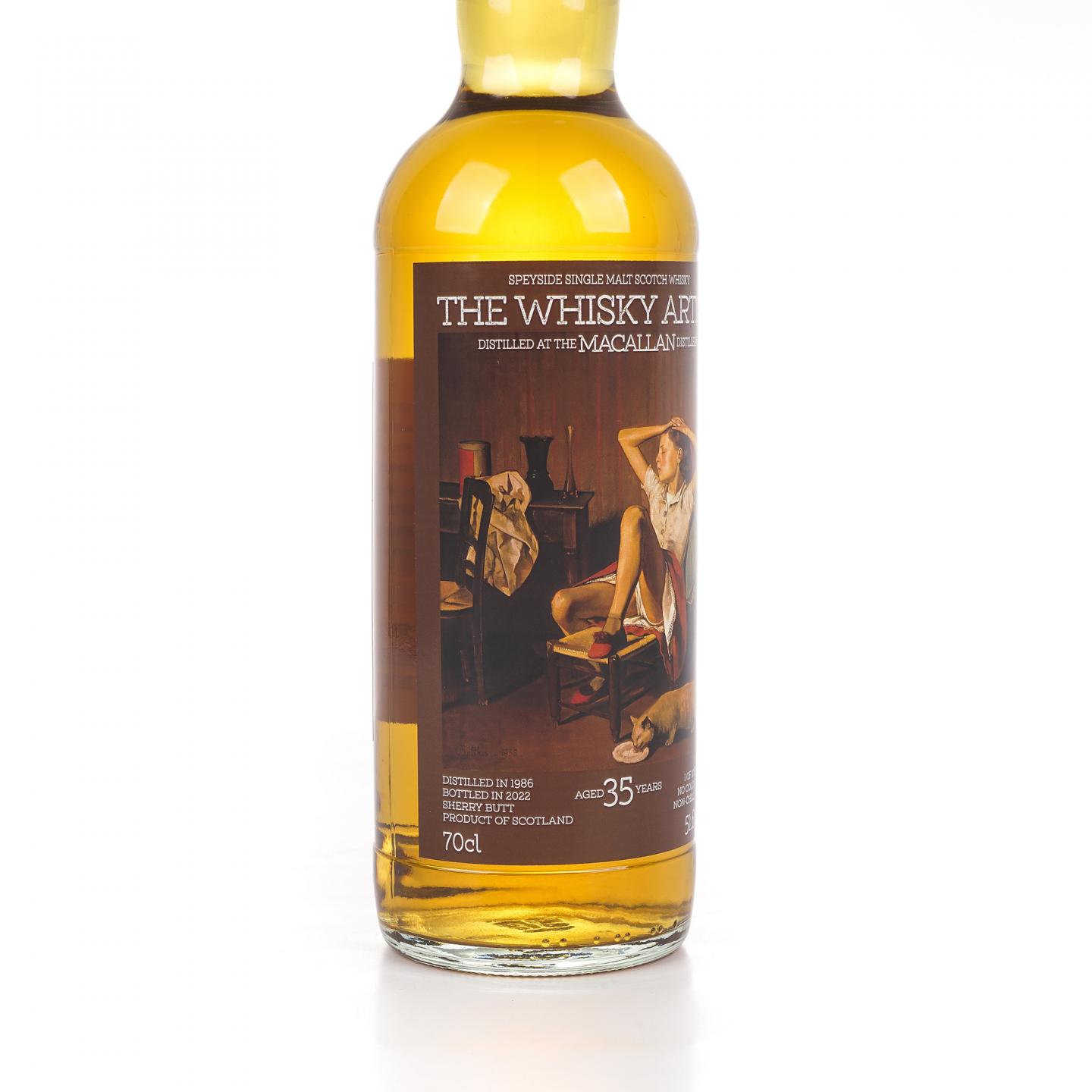 Macallan 麦卡伦 35年 1986-2022 雪莉桶#51383R 51.6%Vol.