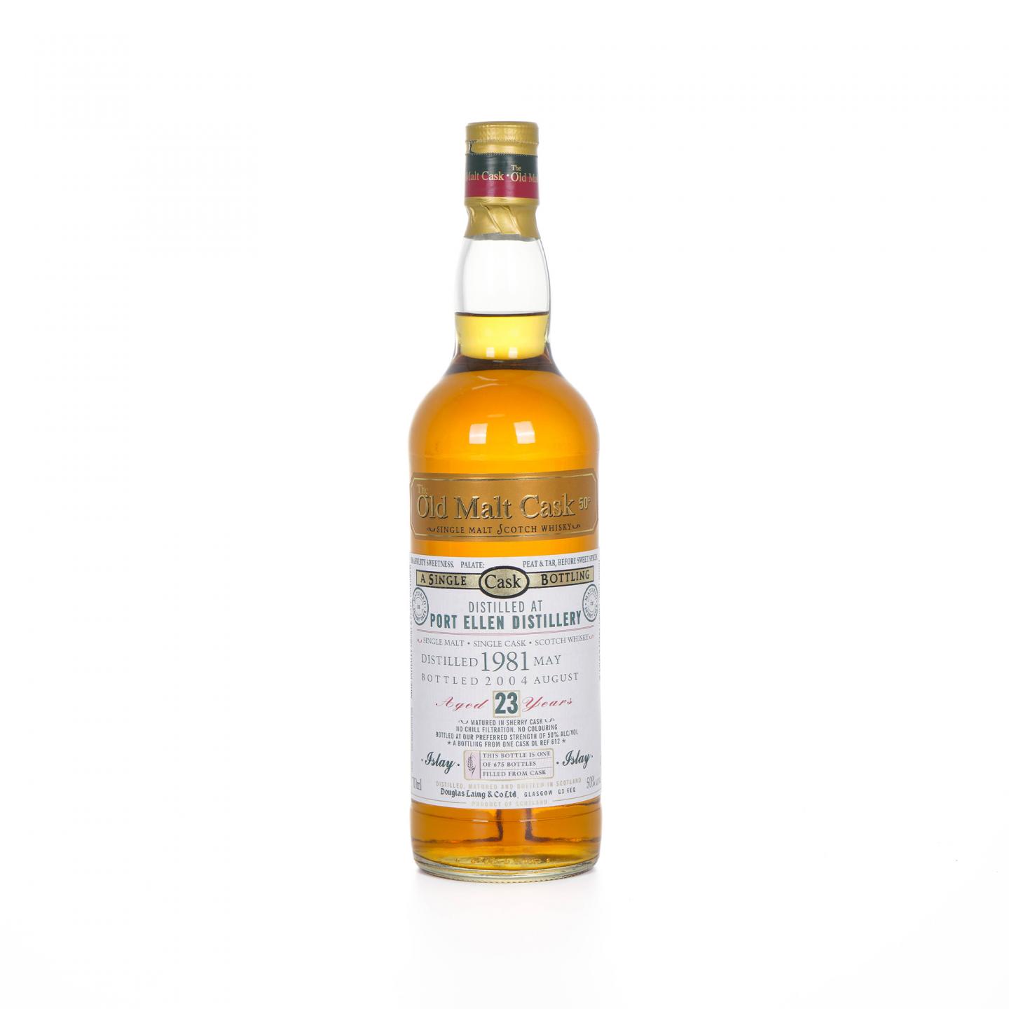 Port Ellen 波特艾伦 23年 1981-2004 雪莉单桶 Old Malt Cask