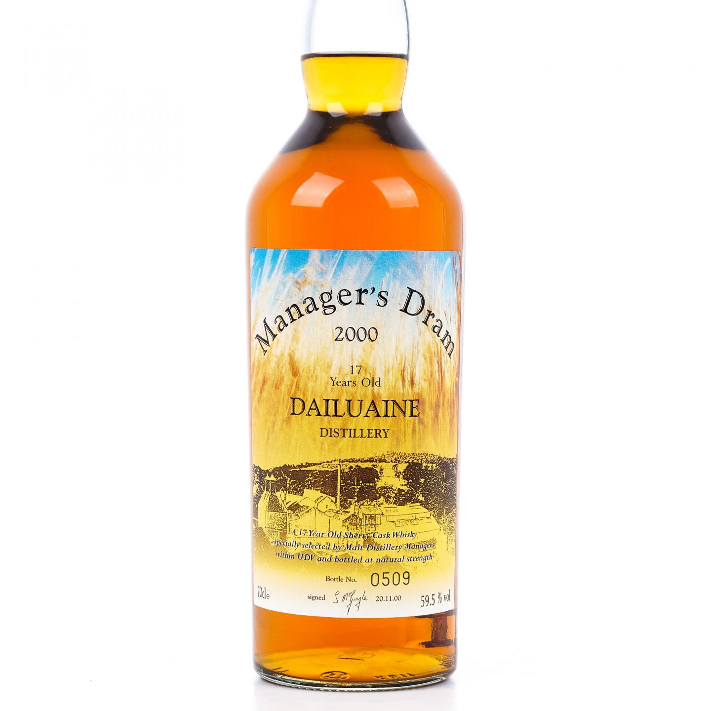 Dailuaine 大云 17年 2000 雪莉桶 Manager's Dram