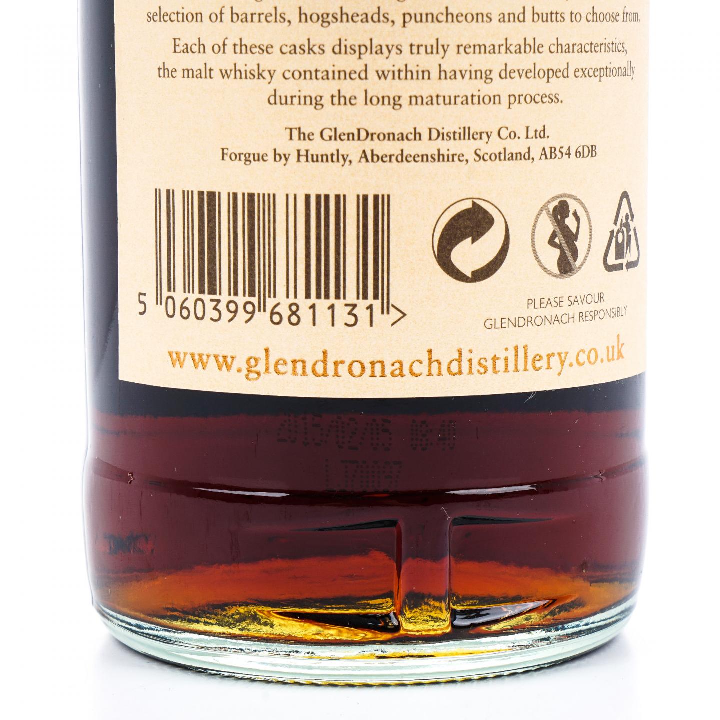 Glendronach 格兰多纳 20年 1994-2015 雪莉桶#1502 非原盒