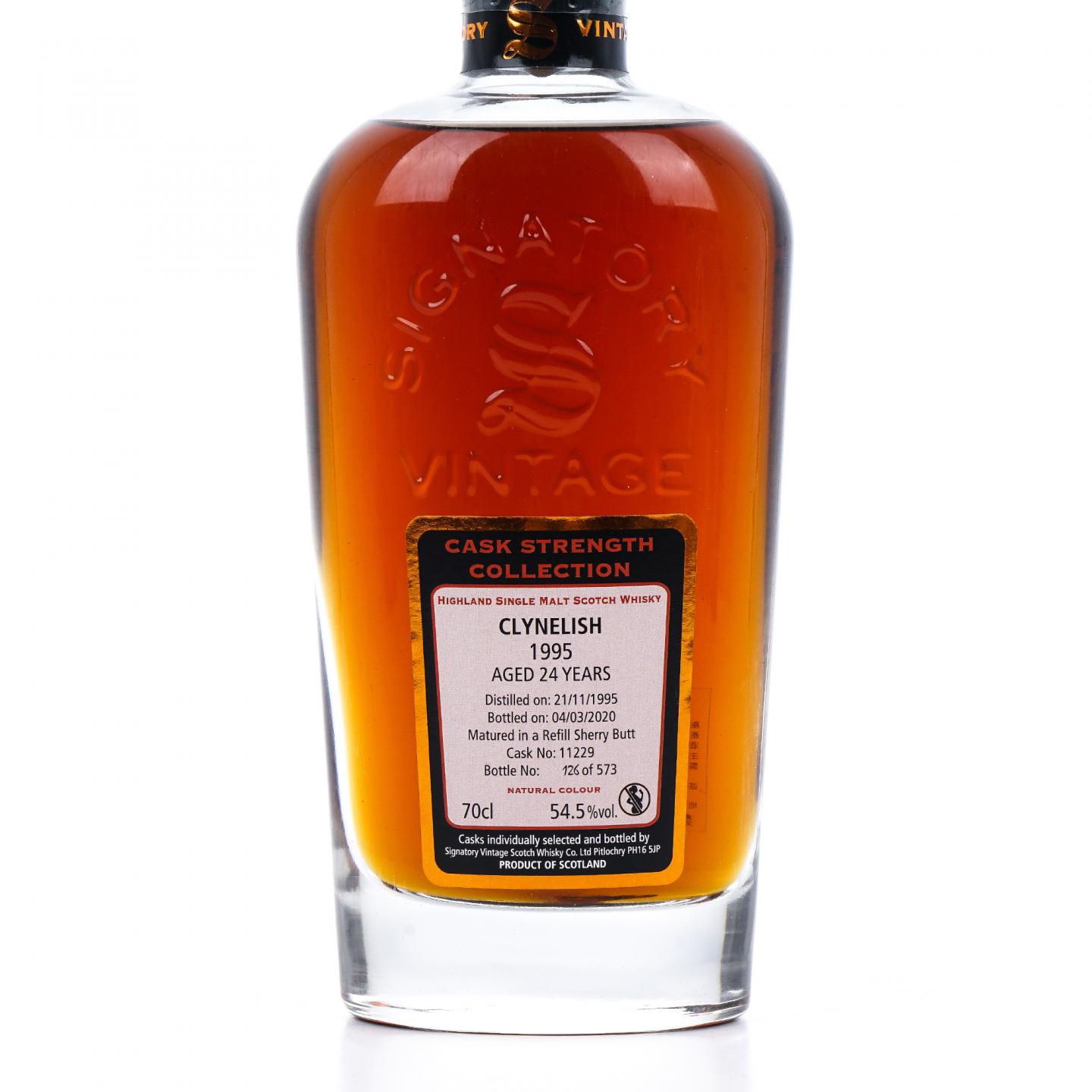 Clynelish 克里尼利基 24年 1995-2020 SV 雪莉桶#11229 非原盒
