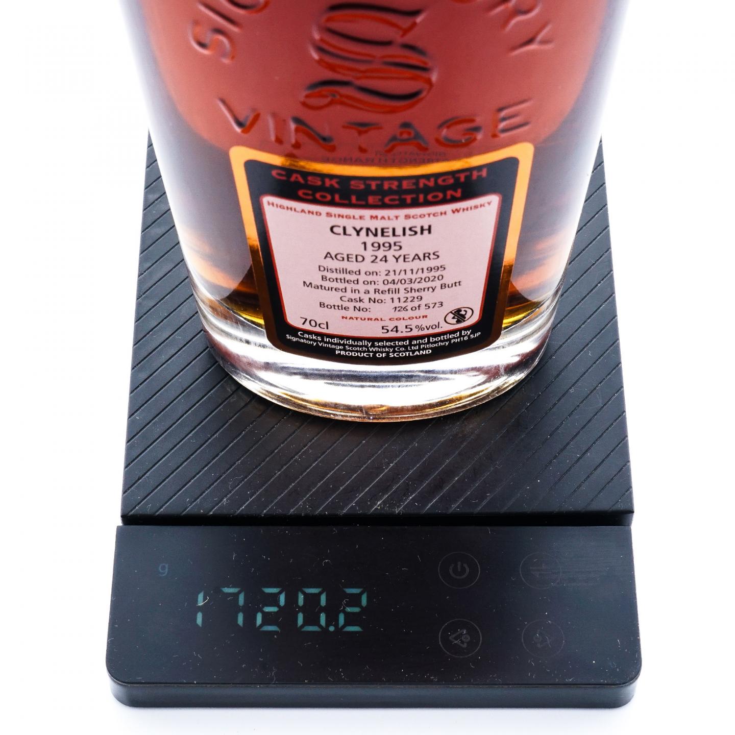 Clynelish 克里尼利基 24年 1995-2020 SV 雪莉桶#11229 非原盒