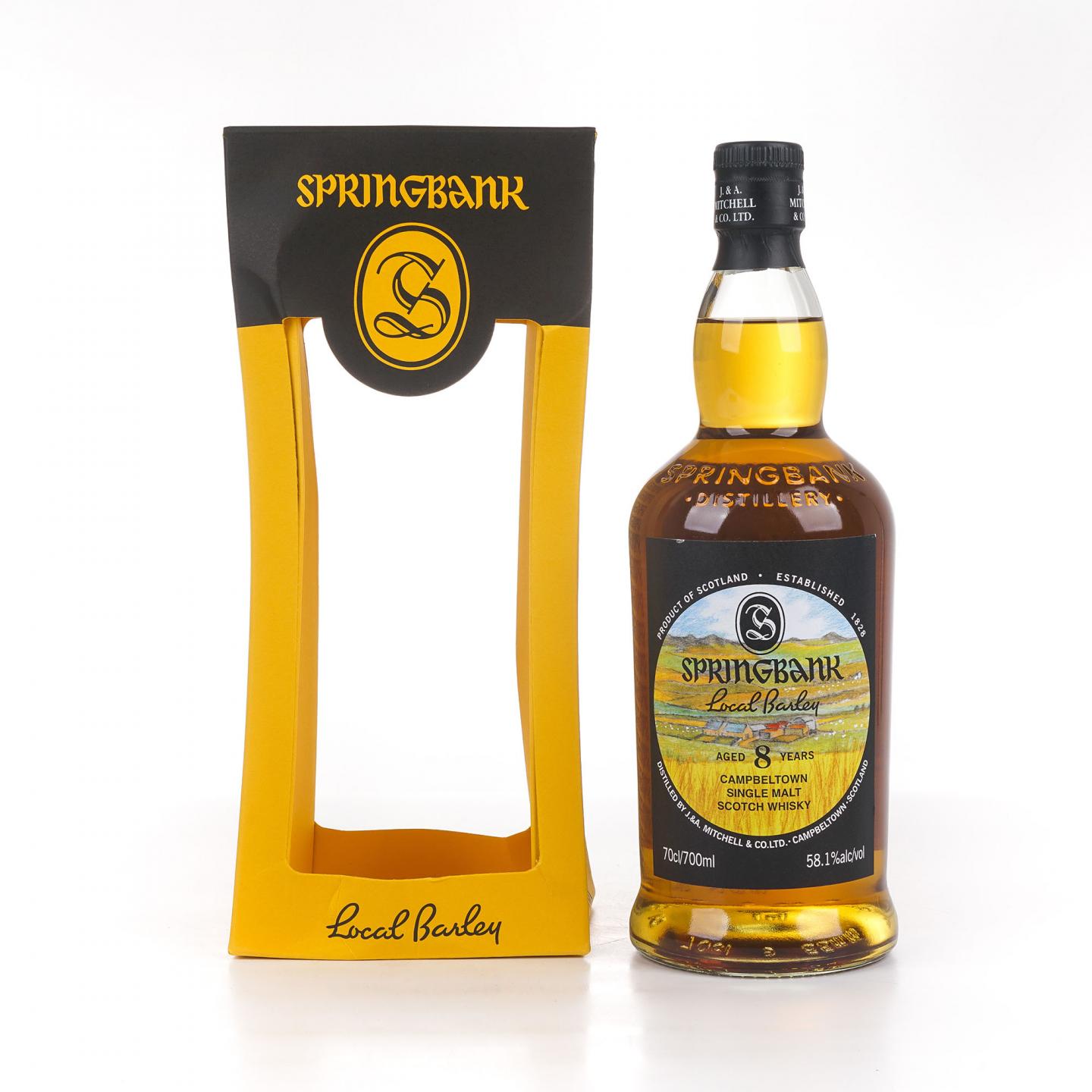 Springbank 云顶 8年 2016-2024 本地大麦 58.1%Vol.
