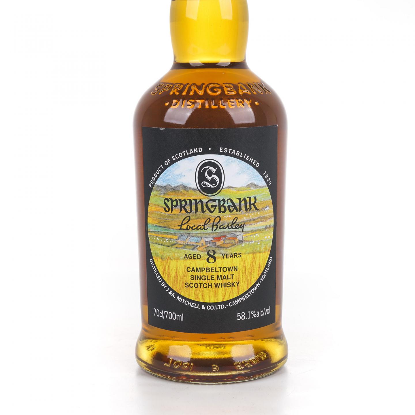 Springbank 云顶 8年 2016-2024 本地大麦 58.1%Vol.