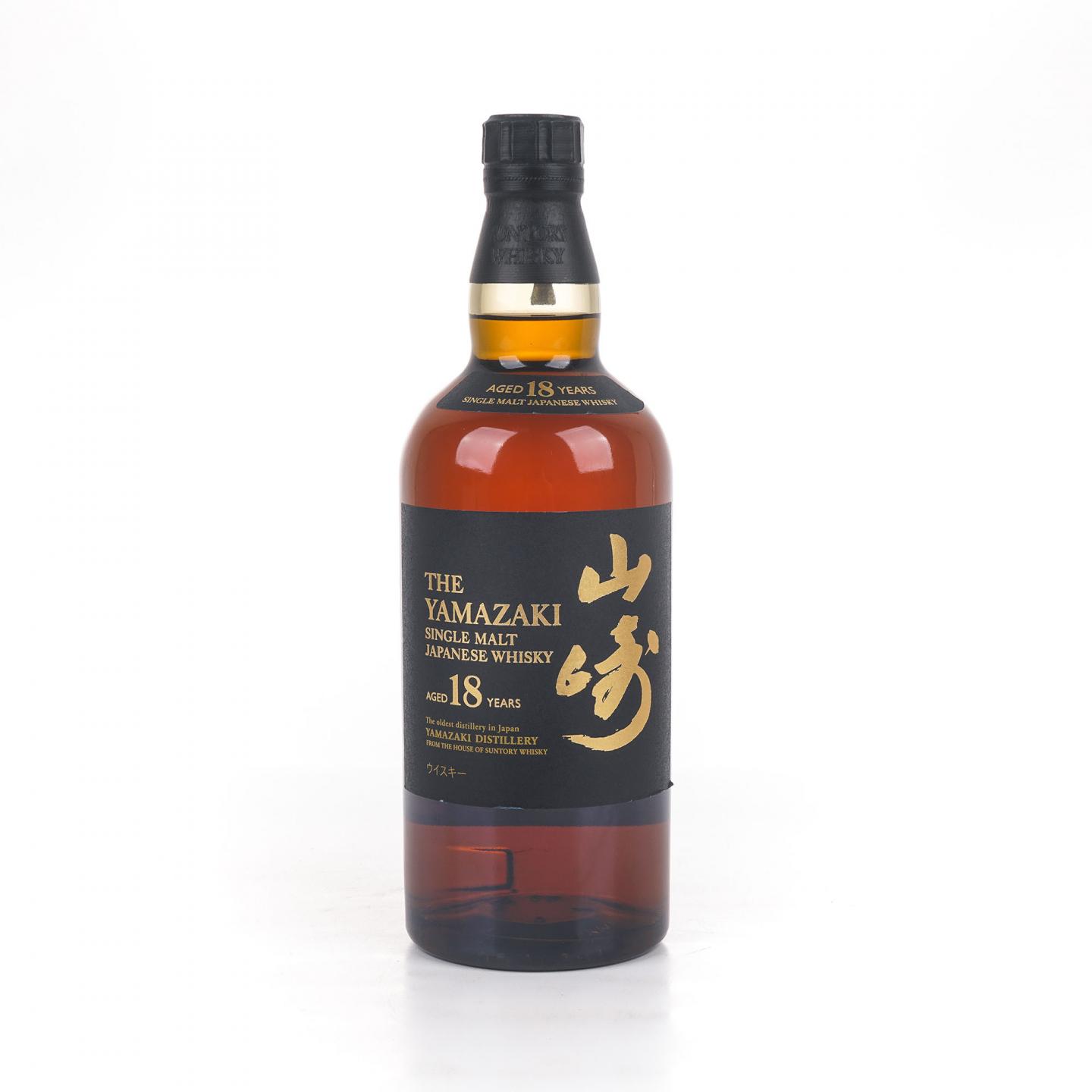 山崎 18年 黑标金字 700ml