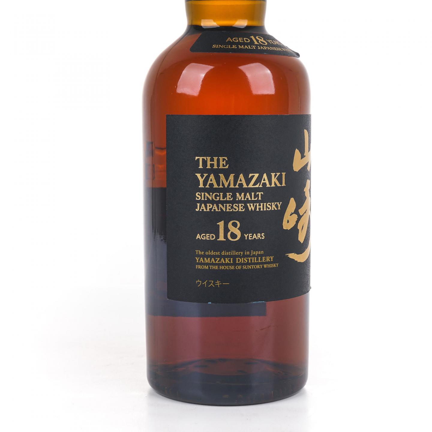 山崎 18年 黑标金字 700ml