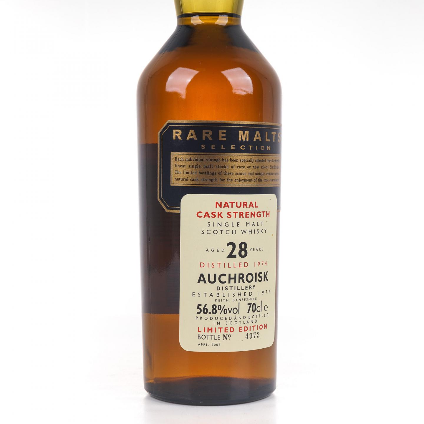 Auchroisk 28年 1974-2003 RMS 桶强