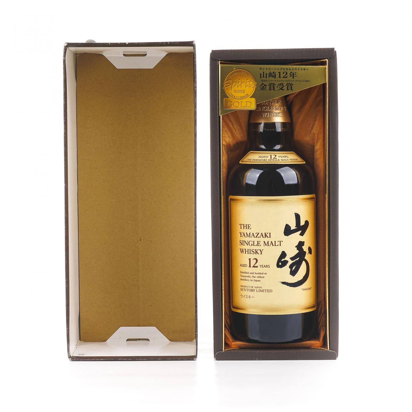 山崎 12年 Single Malt 金花盖 43%