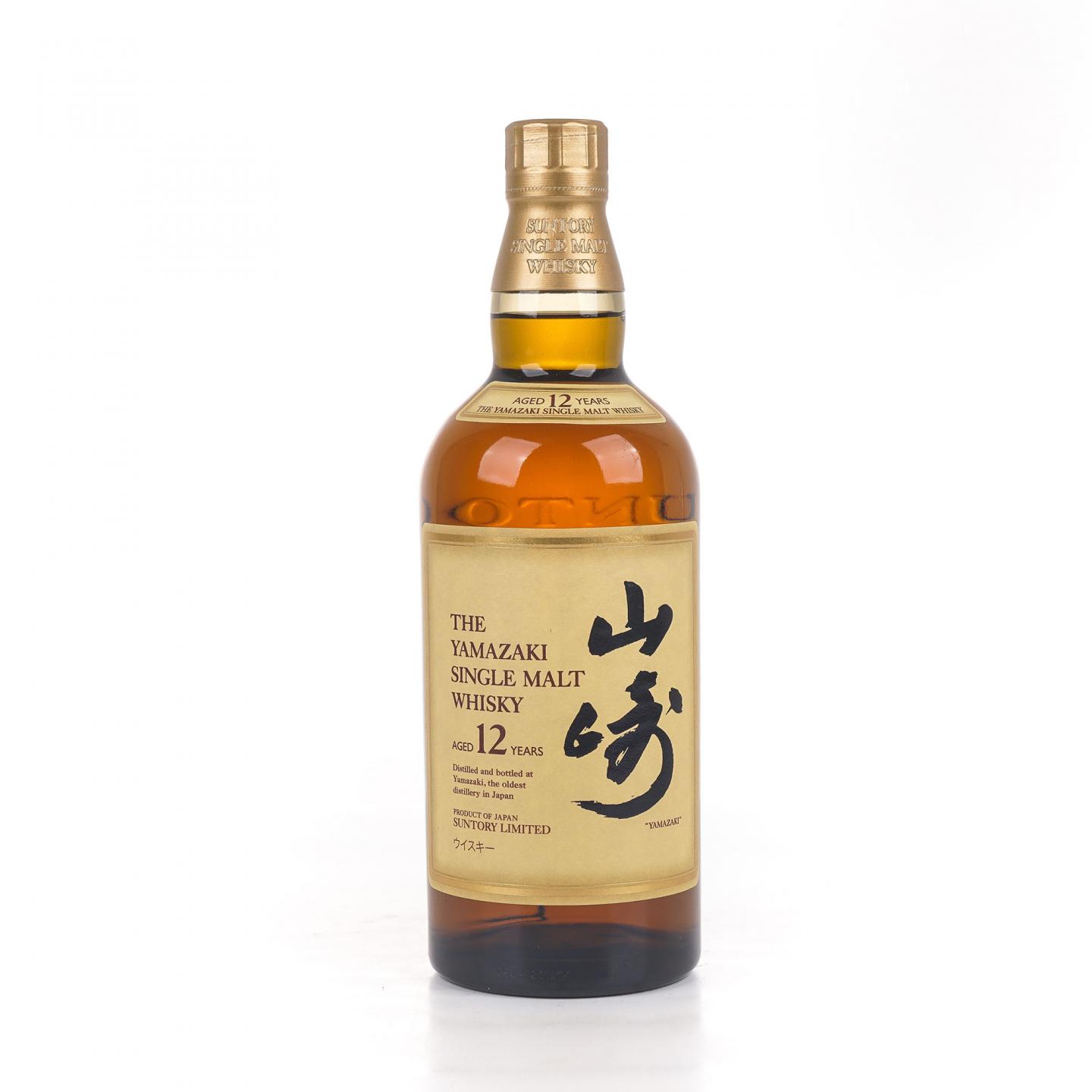 山崎 12年 Single Malt 金花盖 43%