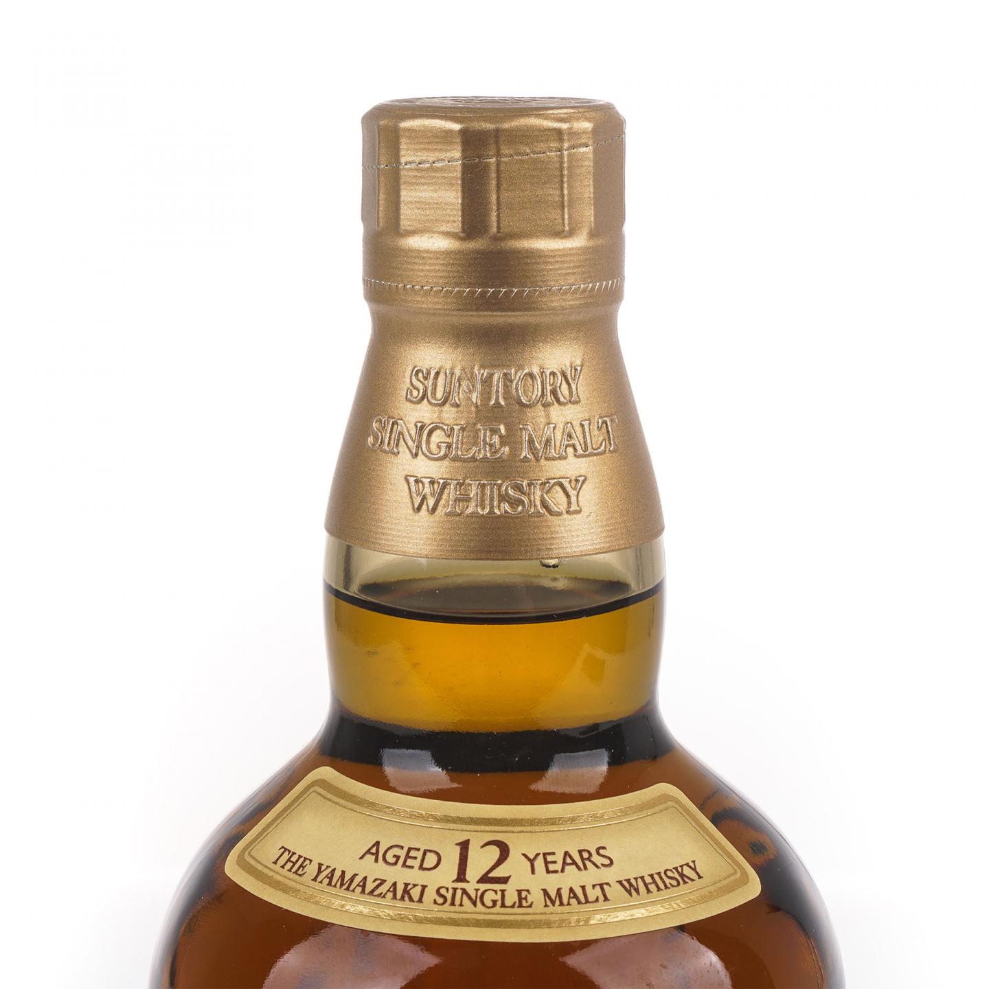 山崎 12年 Single Malt 金花盖 43%