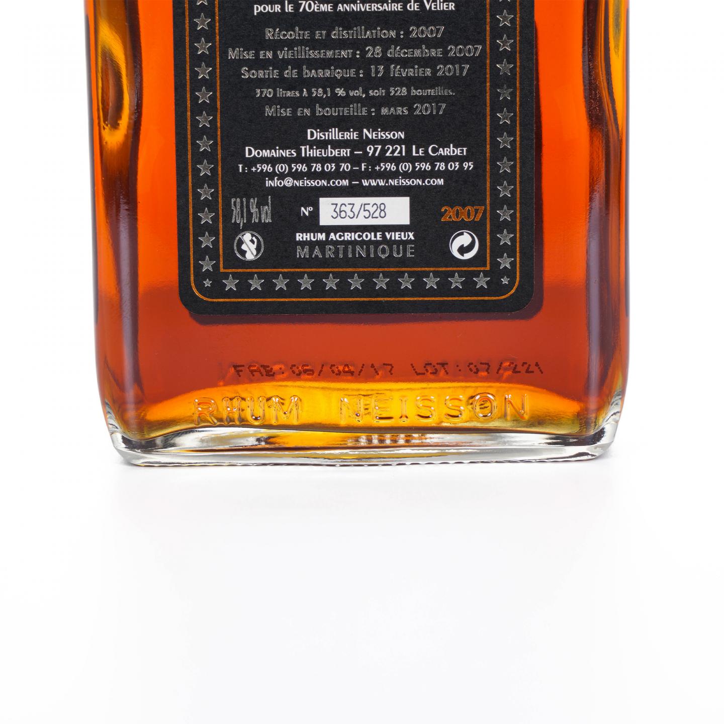 Neisson 奈颂 2007-2017 朗姆酒 Velier七十周年纪念版