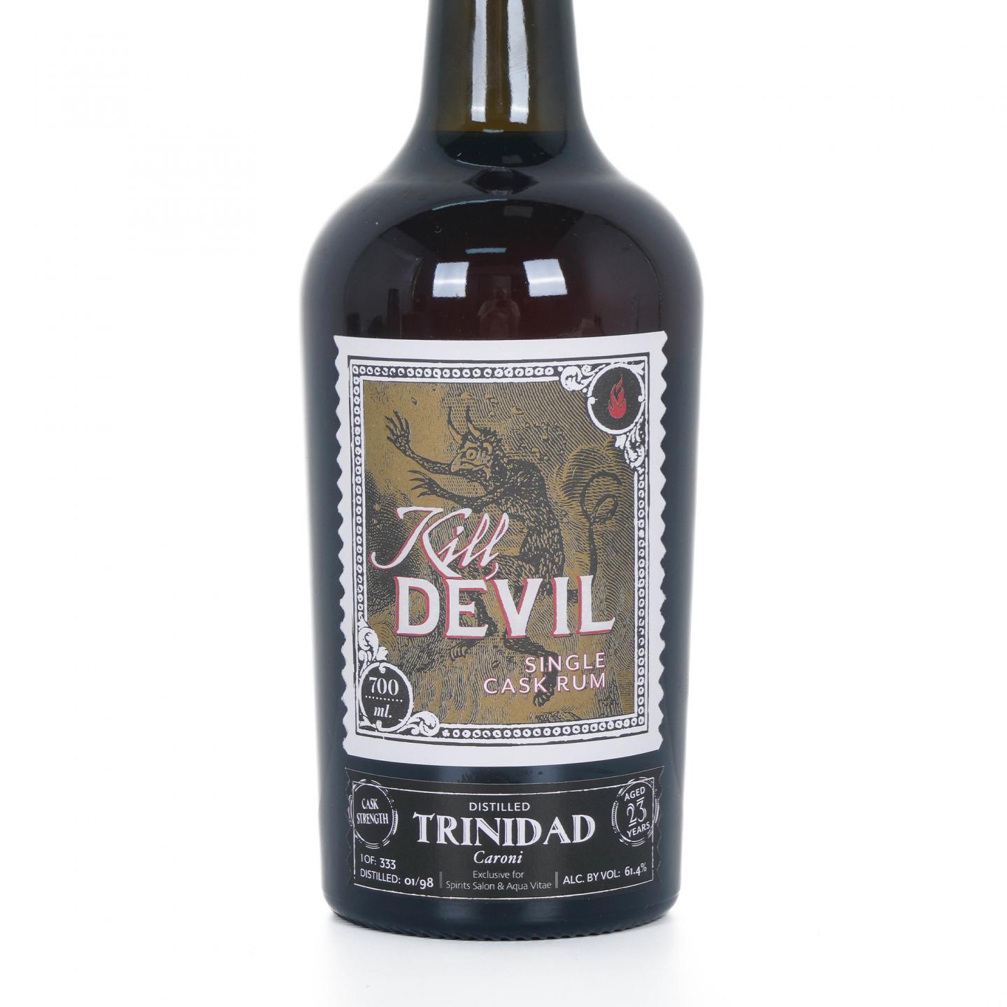 Caroni 23年 1998-2021 Kill Devil 单桶 桶强 特立尼达朗姆酒