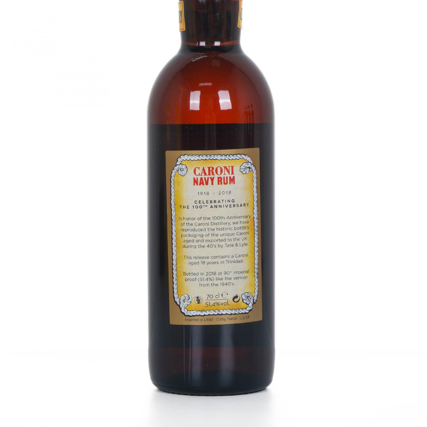 Caroni 2018 Extra Strong Navy Rum 100周年纪念版 朗姆酒