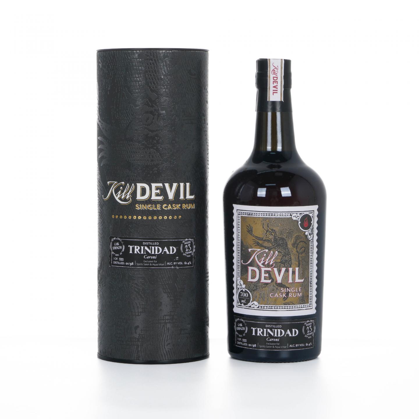 Caroni 23年 1998-2021 Kill Devil 单桶 桶强 特立尼达朗姆酒 700ml