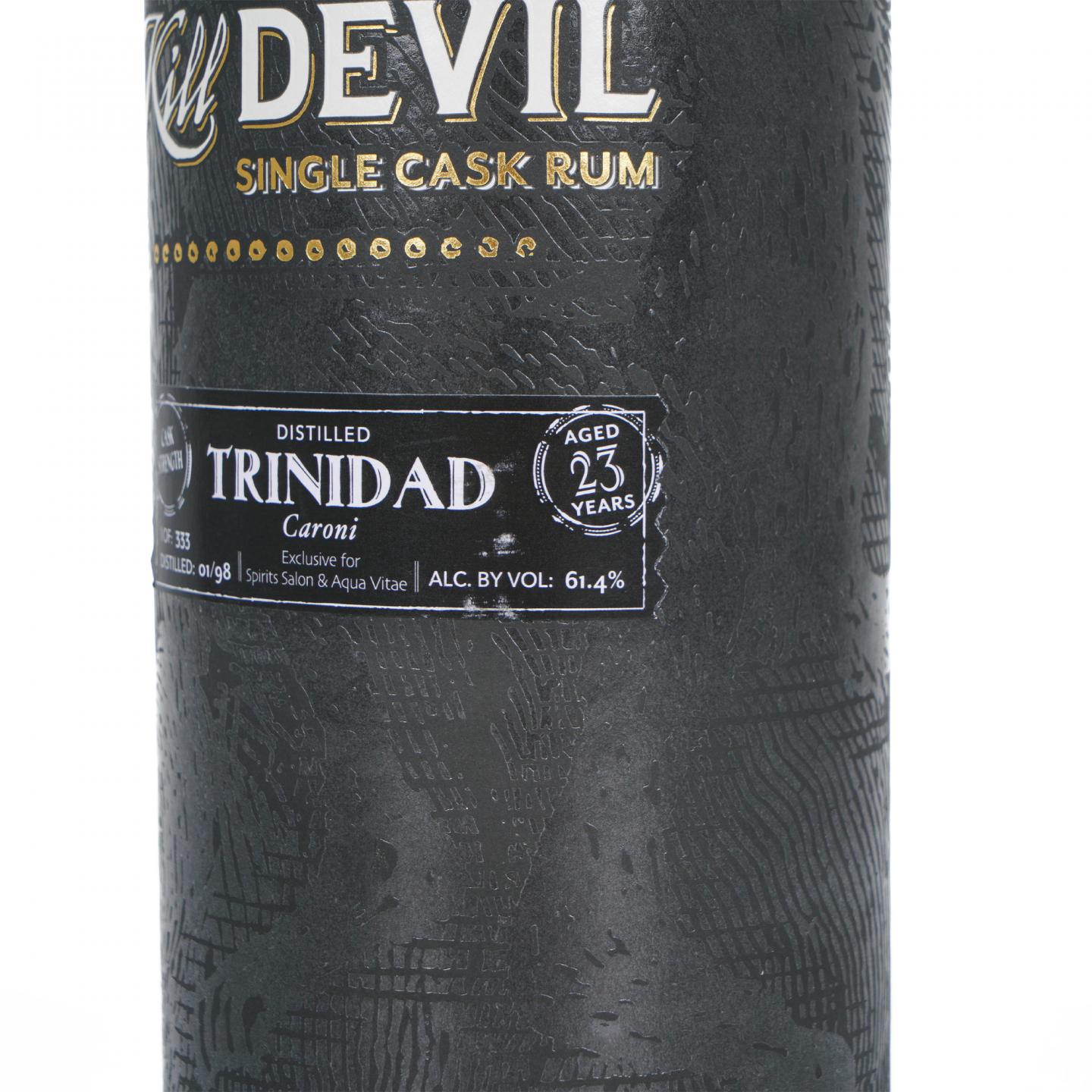 Caroni 23年 1998-2021 Kill Devil 单桶 桶强 特立尼达朗姆酒 700ml