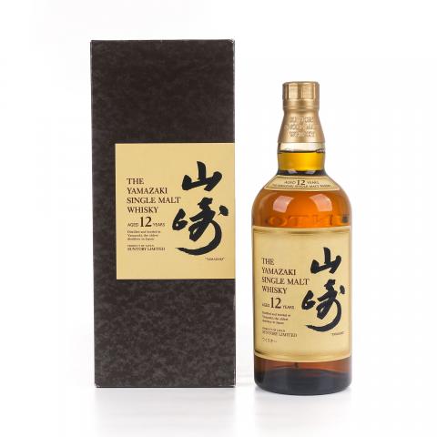 山崎 12年 Single Malt 金花盖 43%