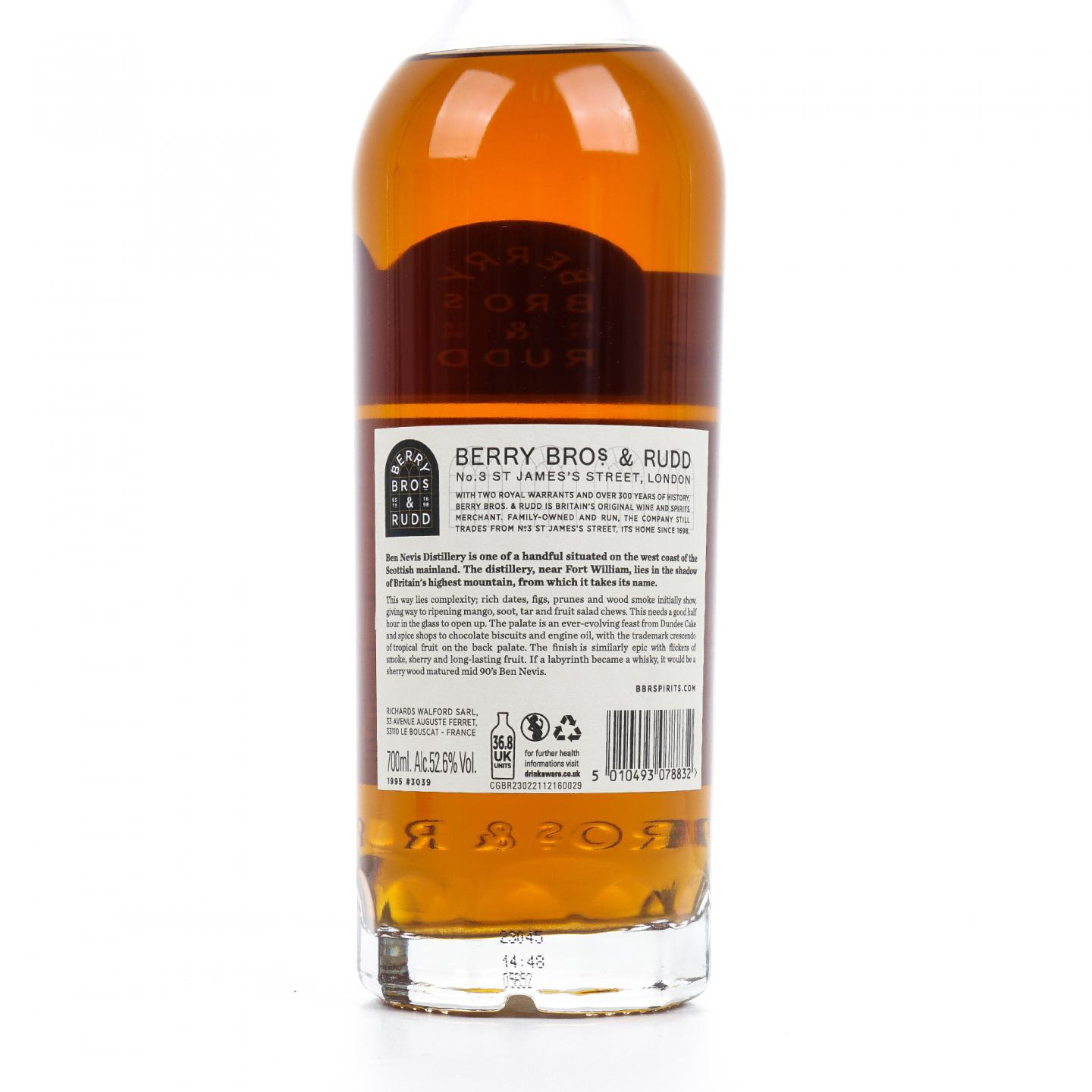 Ben Nevis 本尼维斯 1995-2023 BBR 单桶#3039