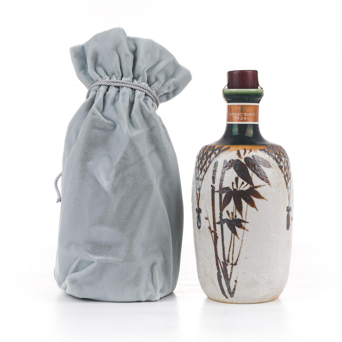 三得利 金花 调和 织部松竹梅文德利瓶 600ml