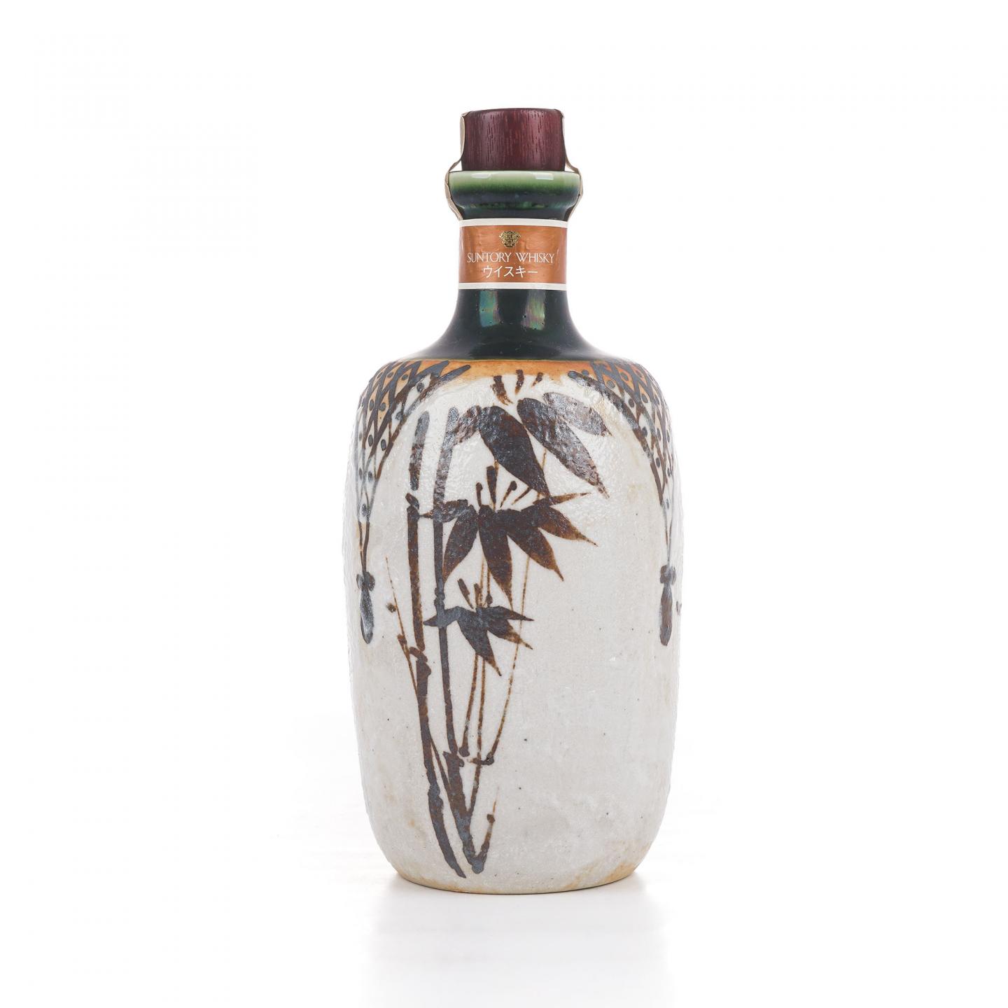 三得利 金花 调和 织部松竹梅文德利瓶 600ml