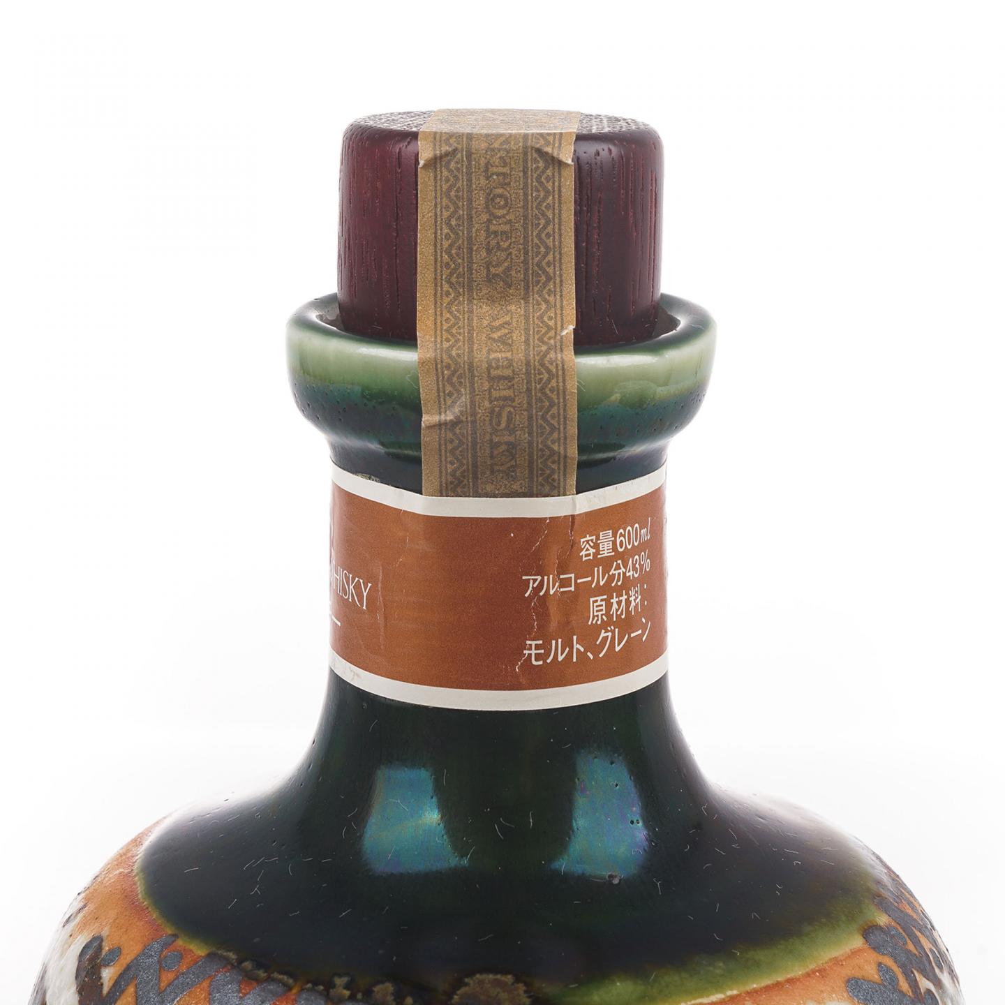 三得利 金花 调和 织部松竹梅文德利瓶 600ml