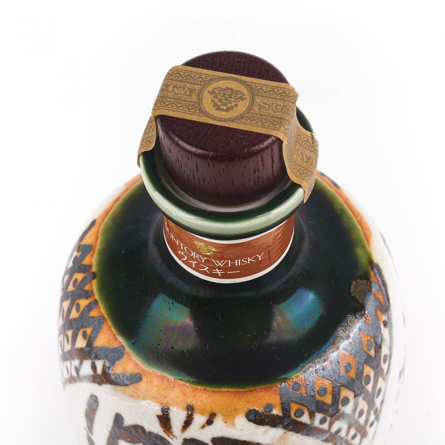 三得利 金花 调和 织部松竹梅文德利瓶 600ml