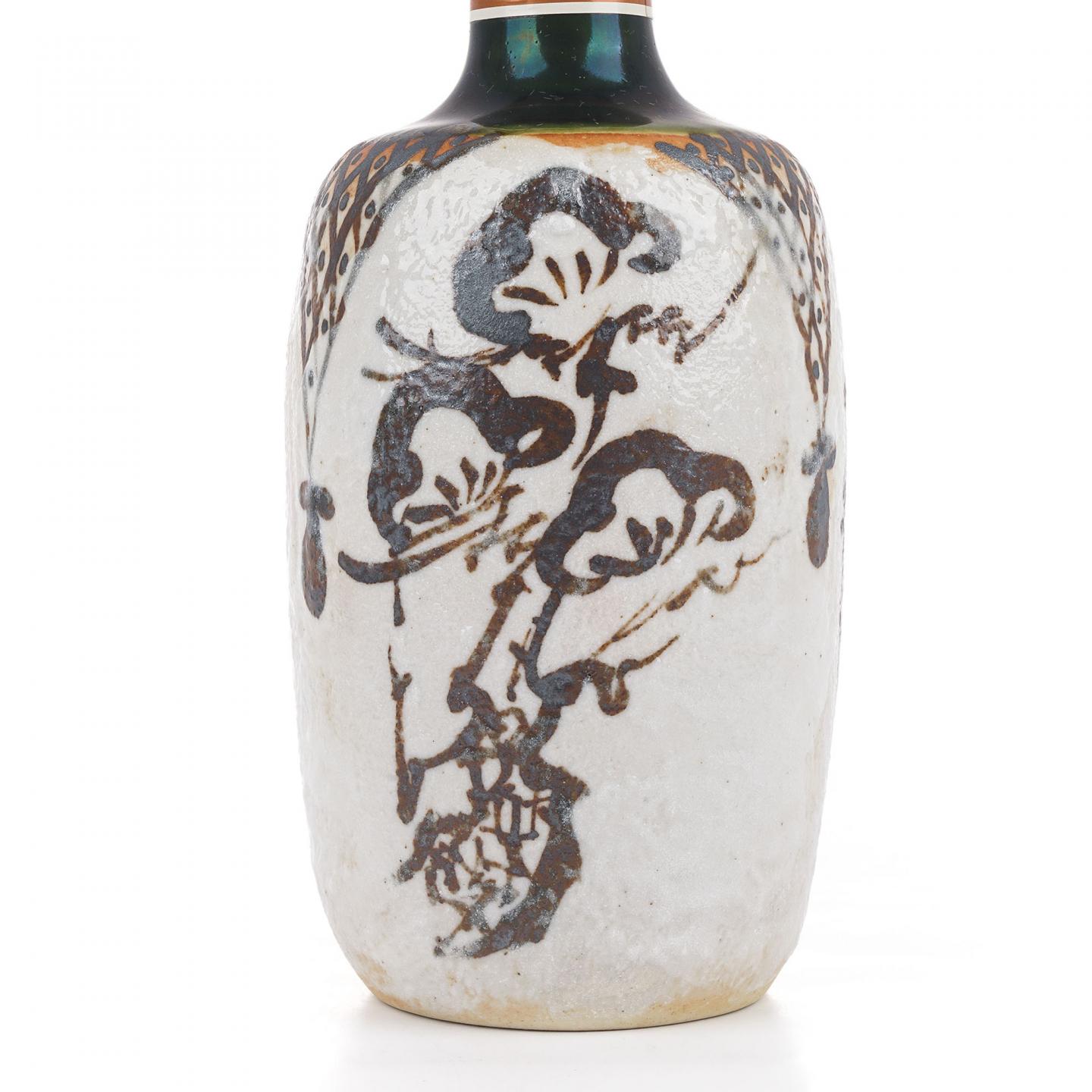 三得利 金花 调和 织部松竹梅文德利瓶 600ml