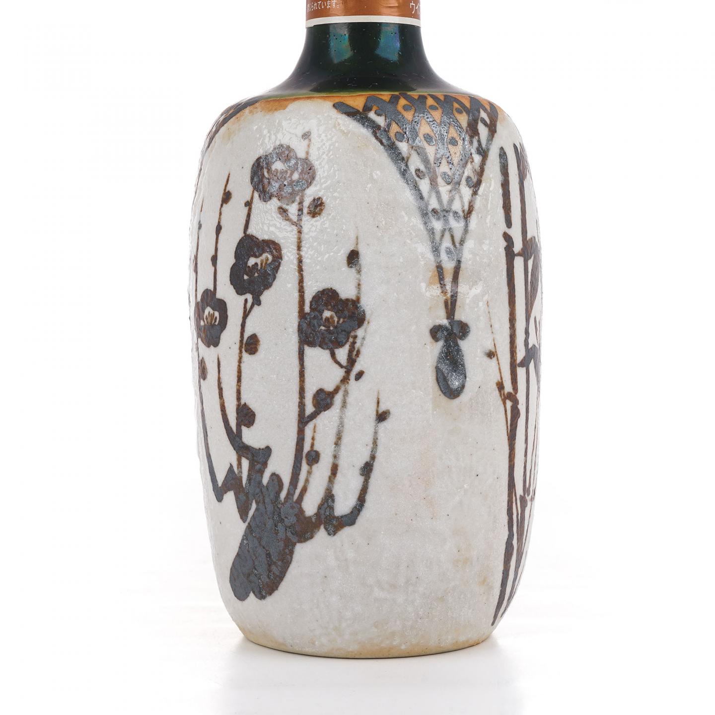 三得利 金花 调和 织部松竹梅文德利瓶 600ml