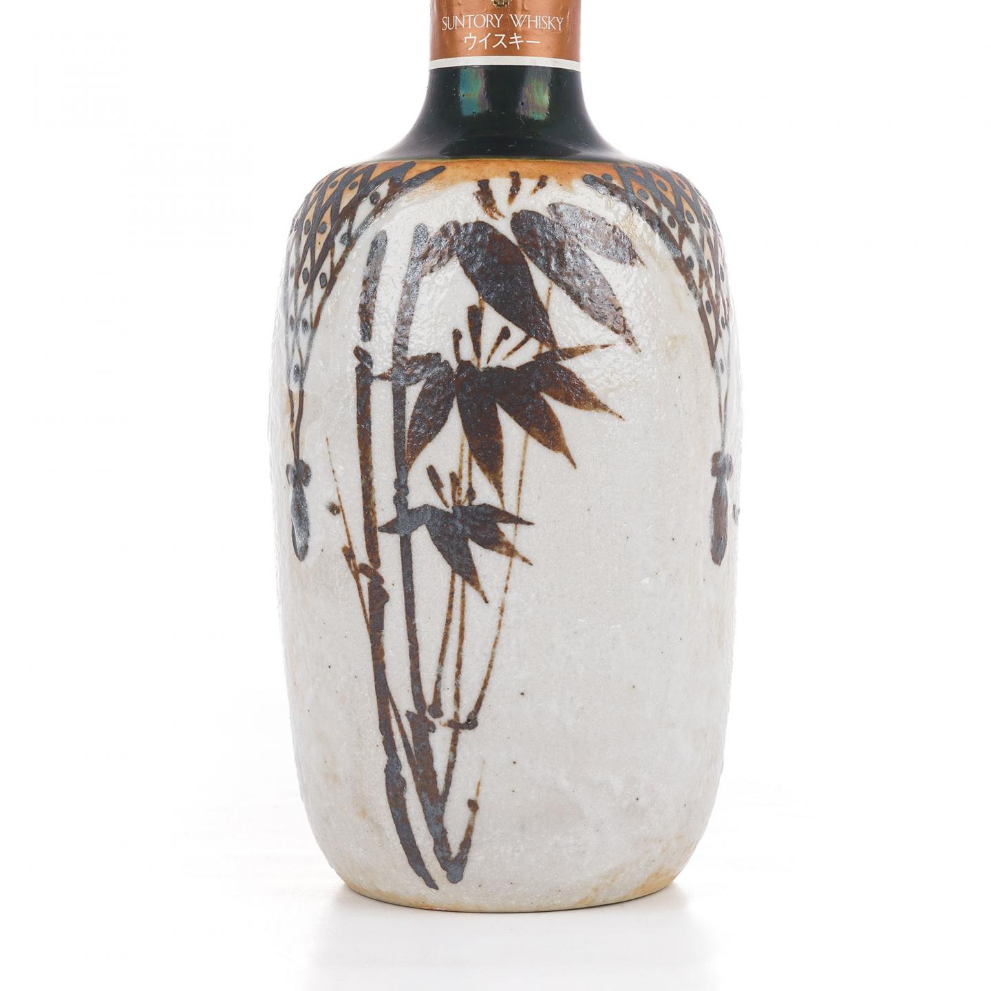 三得利 金花 调和 织部松竹梅文德利瓶 600ml