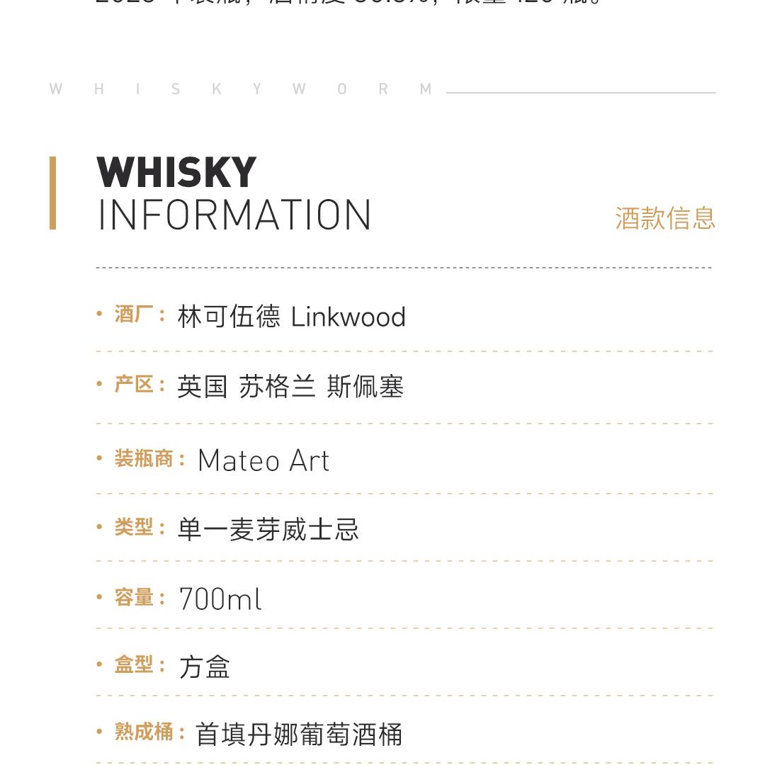【清爽甜调】Linkwood 林肯伍德12年2012单一麦芽威士忌