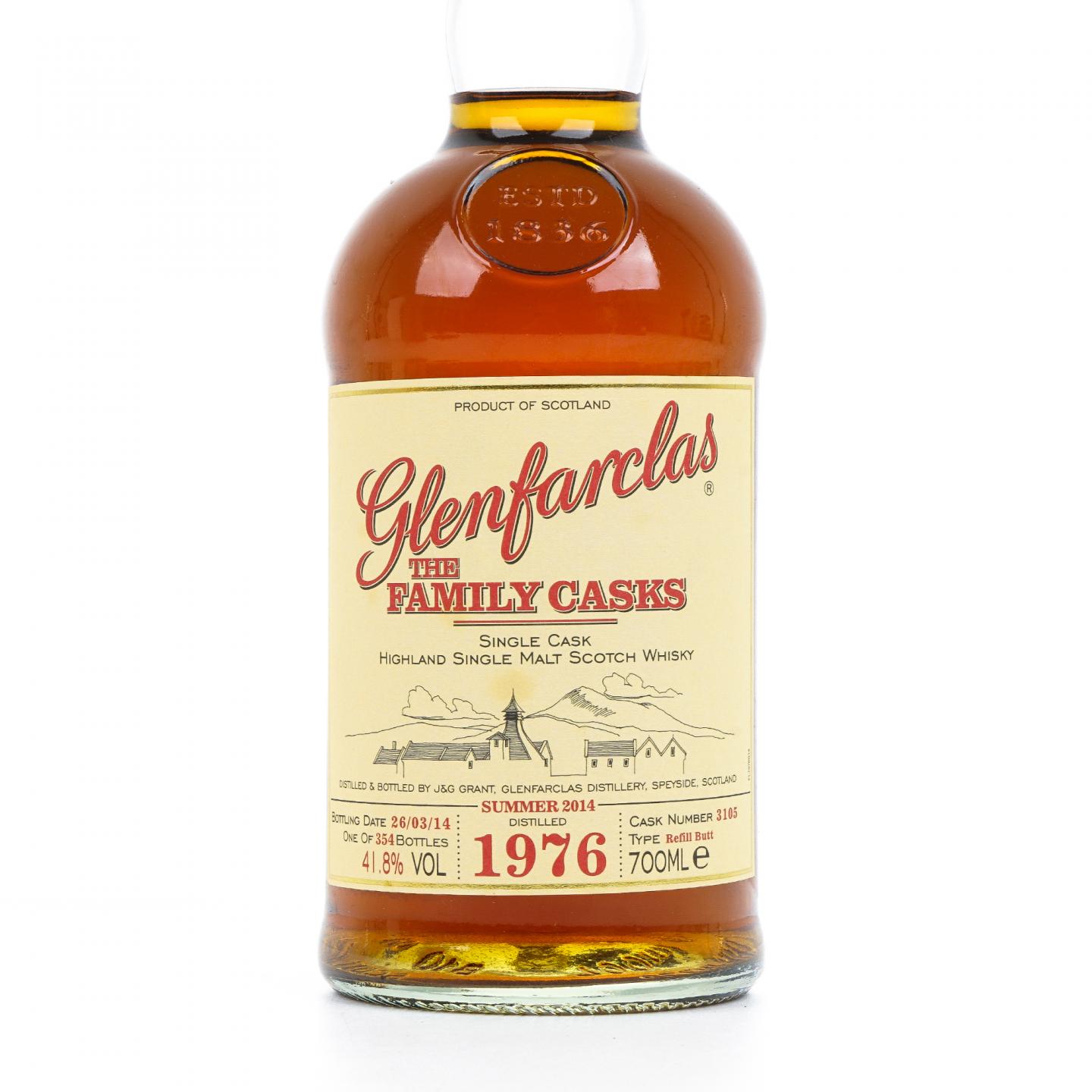 Glenfarclas 格兰花格 1976-2014 家族桶#3105