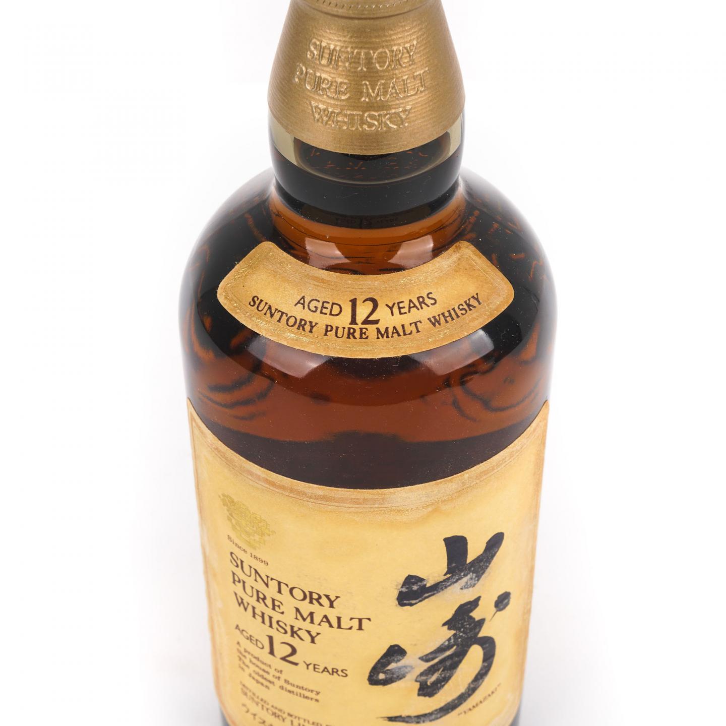 山崎 12年 金花标 Pure Malt 750ML 非原盒