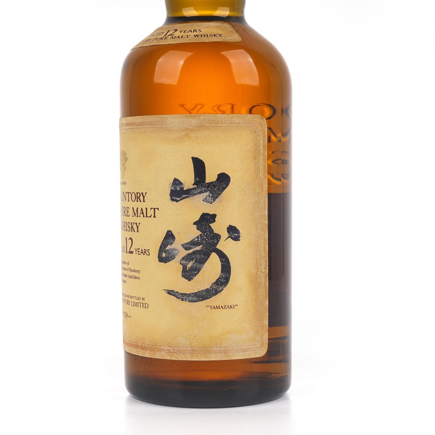 山崎 12年 金花标 Pure Malt 750ML 非原盒