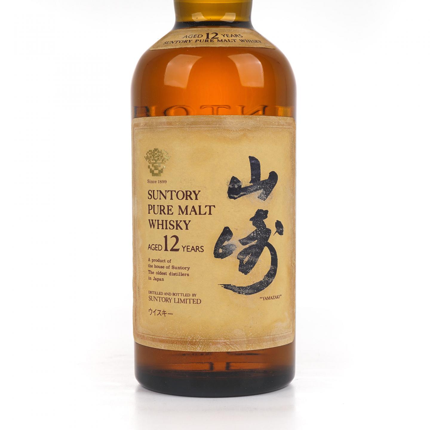山崎 12年 金花标 Pure Malt 750ML 非原盒