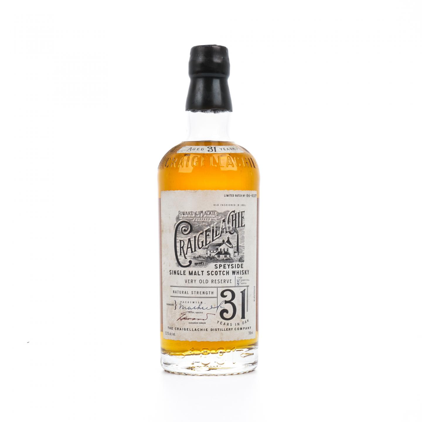 Craigellachie 克莱拉奇 31年 Very Old Reserve 桶强