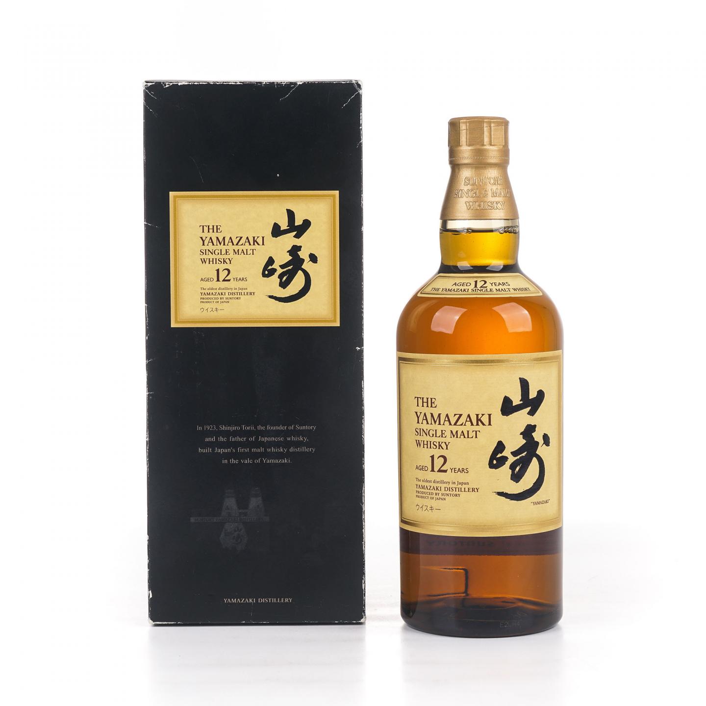 山崎 12年 Single Malt 金花盖