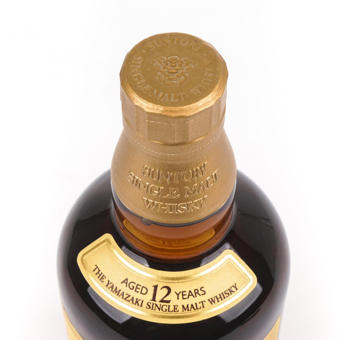 山崎 12年 Single Malt 金花盖